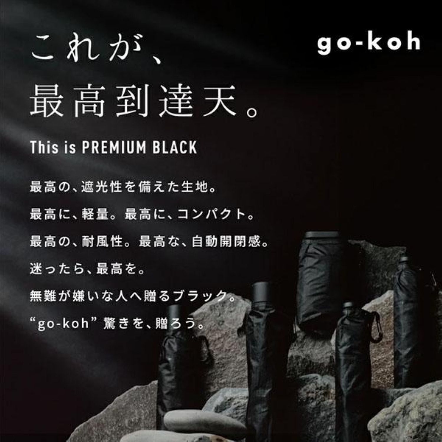 WPC Go Koh Premium Air Light UV Protection Upf 50+ Folding Umbrella 55cm 95G