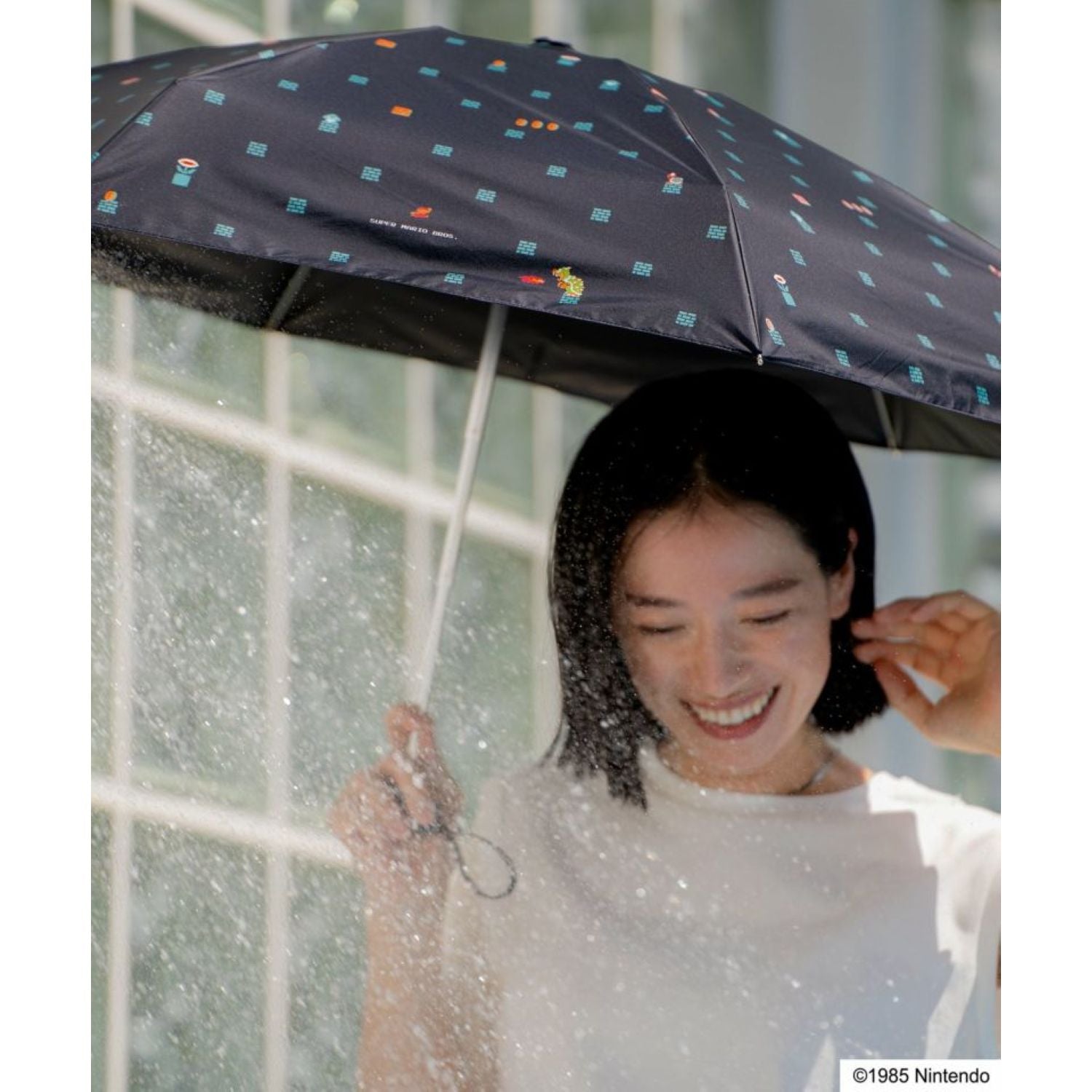 WPC X Super Mario Bros Basic UV Protection UPF 50+ Umbrella 50cm (SA)
