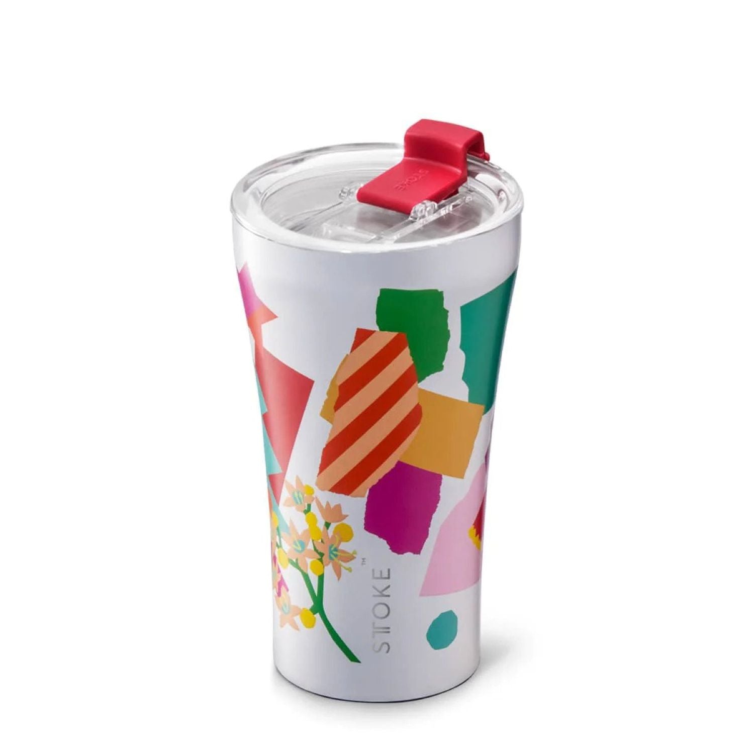 STTOKE Leah Summer Blooms Leakproof Ceramic Insulated Cup | Cups and Tumblers, Gifts & Lifestyle, Travel Accessories, Water Bottles | STTOKE-1
