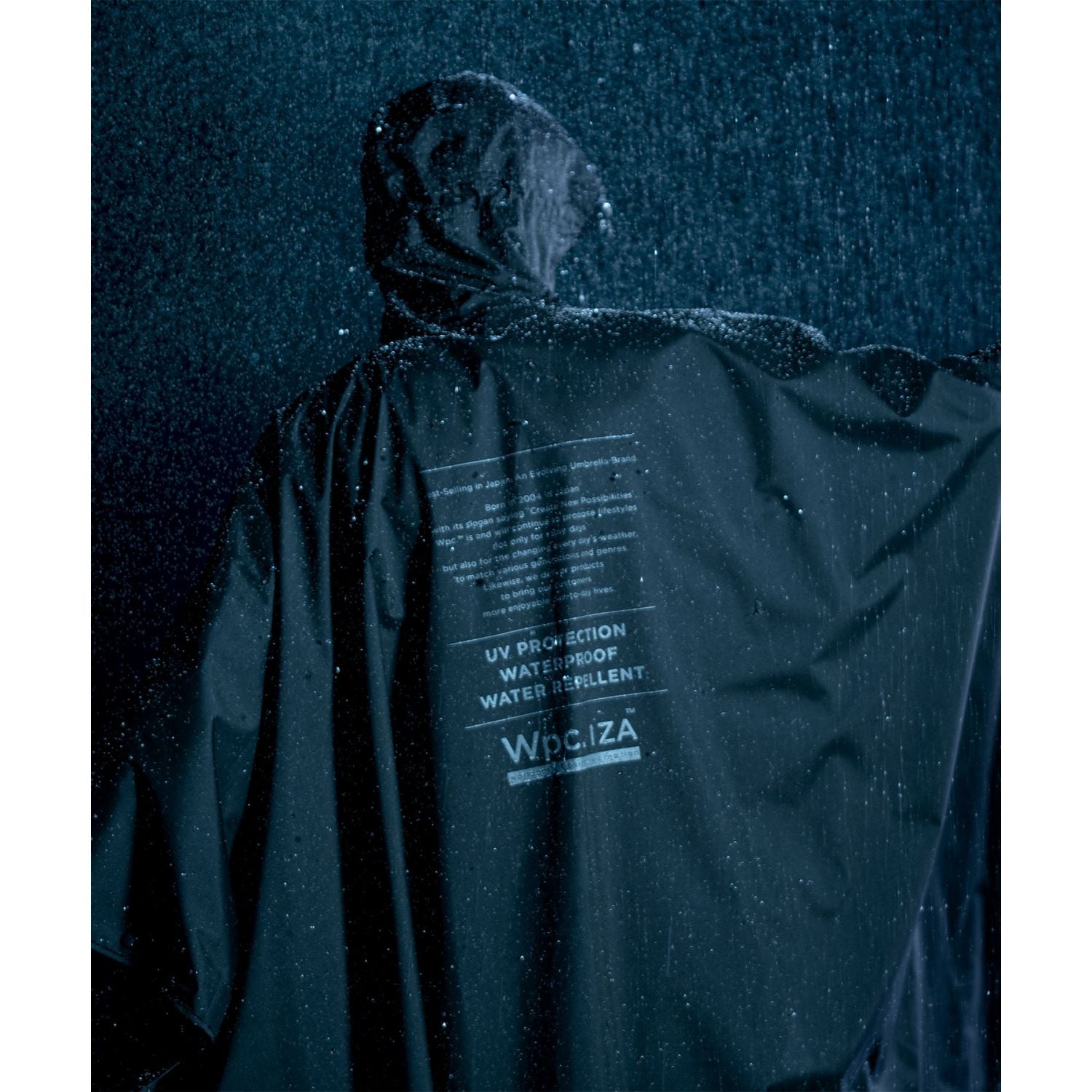 WPC IZA Rain Breaker Poncho Water Repellent One Size