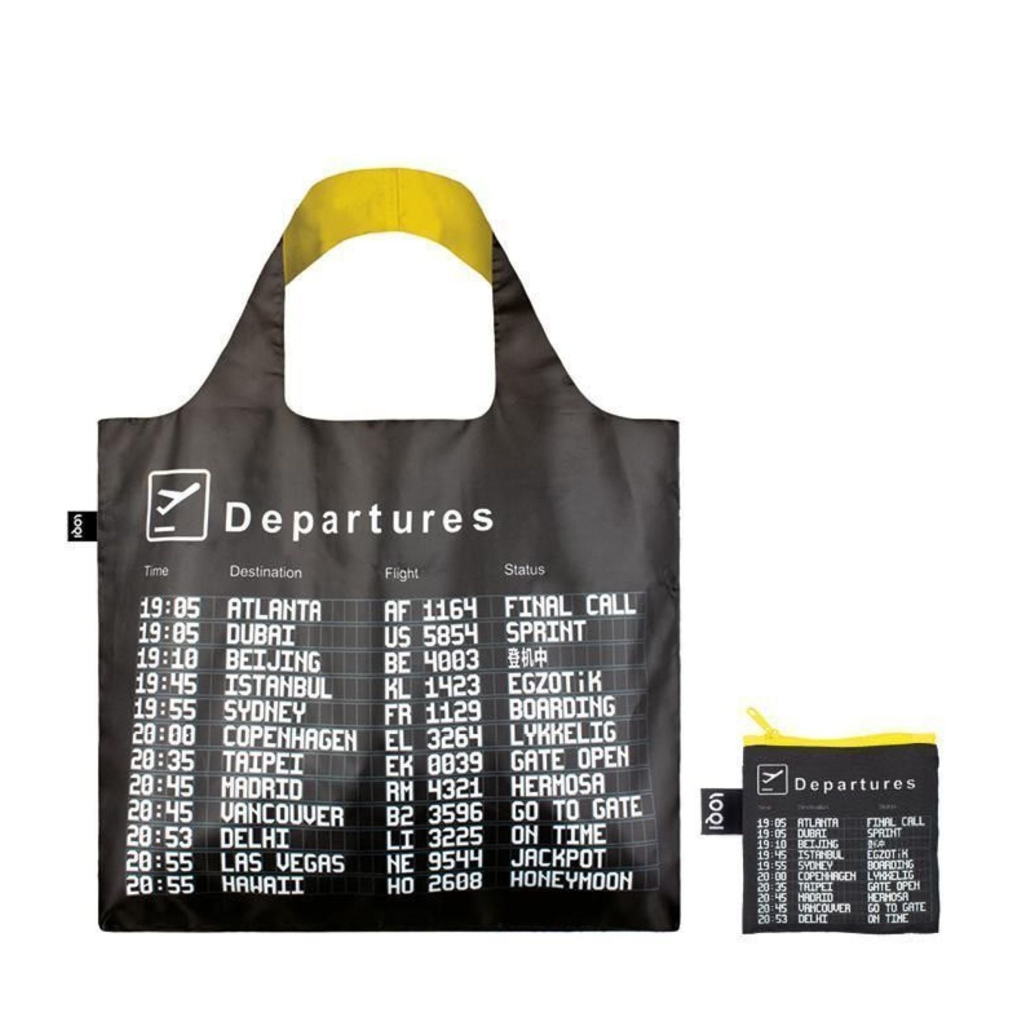 LOQI Airport Foldable Tote Bag