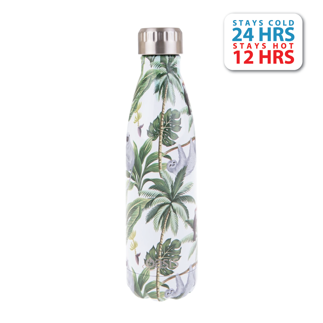 Oasis Stainless Steel Insulated Water Bottle 500ML (Printed) | Gifts & Lifestyle, Insulated Water Bottles, Travel Accessories, Water Bottles | Oasis Bottles-9