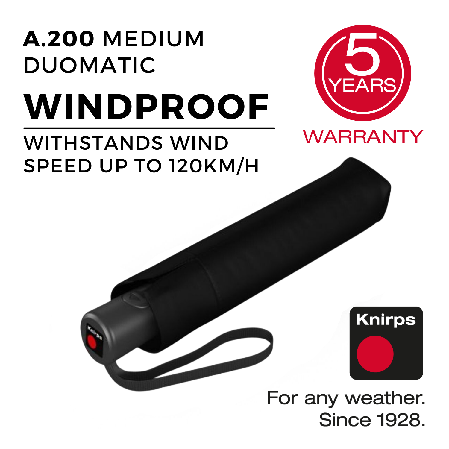 Knirps A.200 Medium Duomatic Umbrella V2