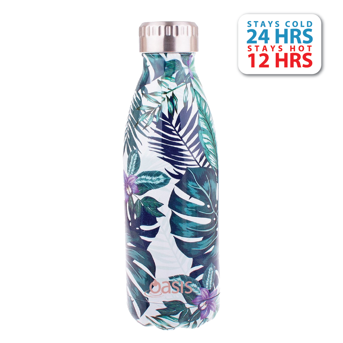 Oasis Stainless Steel Insulated Water Bottle 350ML (Printed) | Gifts & Lifestyle, Insulated Water Bottles, Travel Accessories, Water Bottles | Oasis Bottles-6