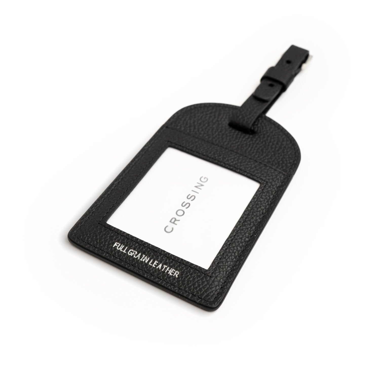 Crossing Milano Leather Luggage Tag