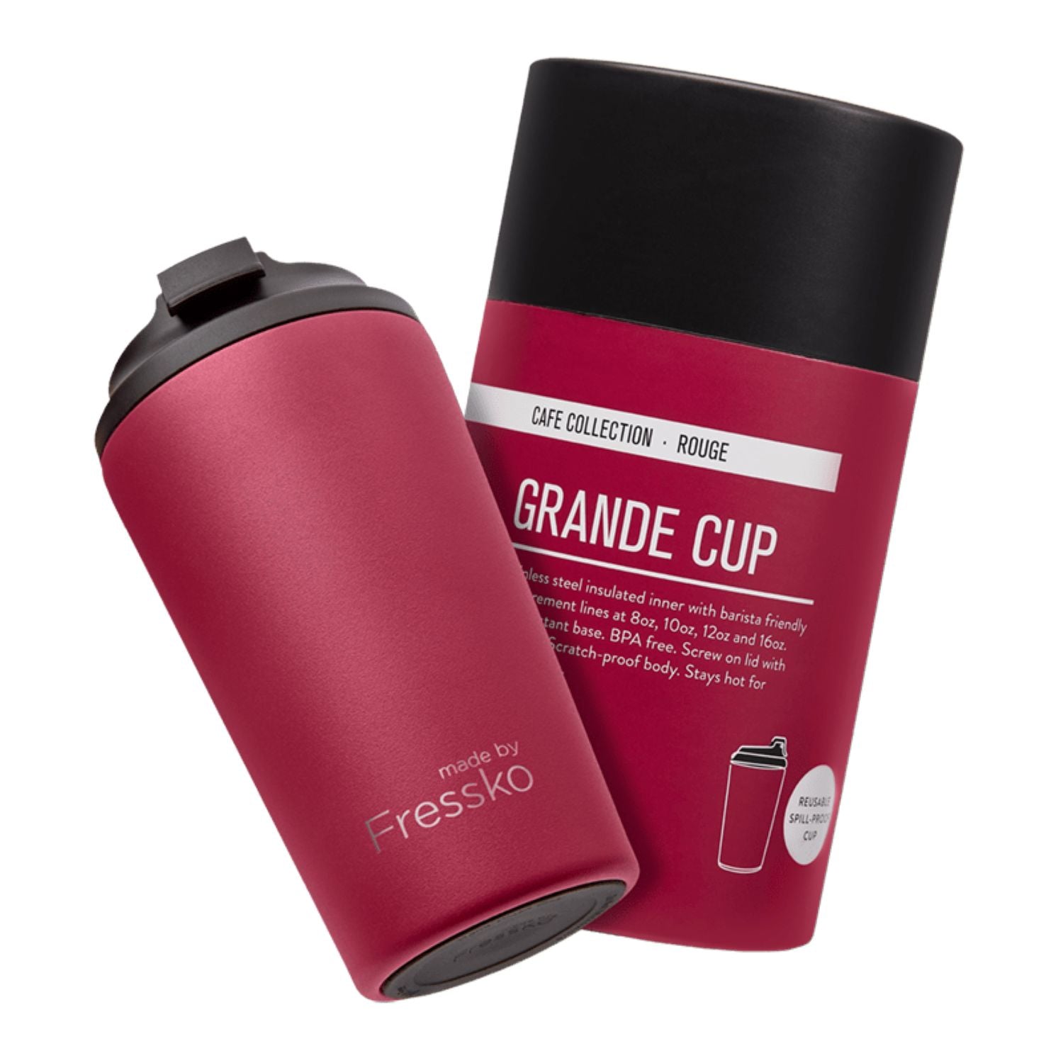 Made By Fressko Grande 16oz Insulated Stainless Steel Cup