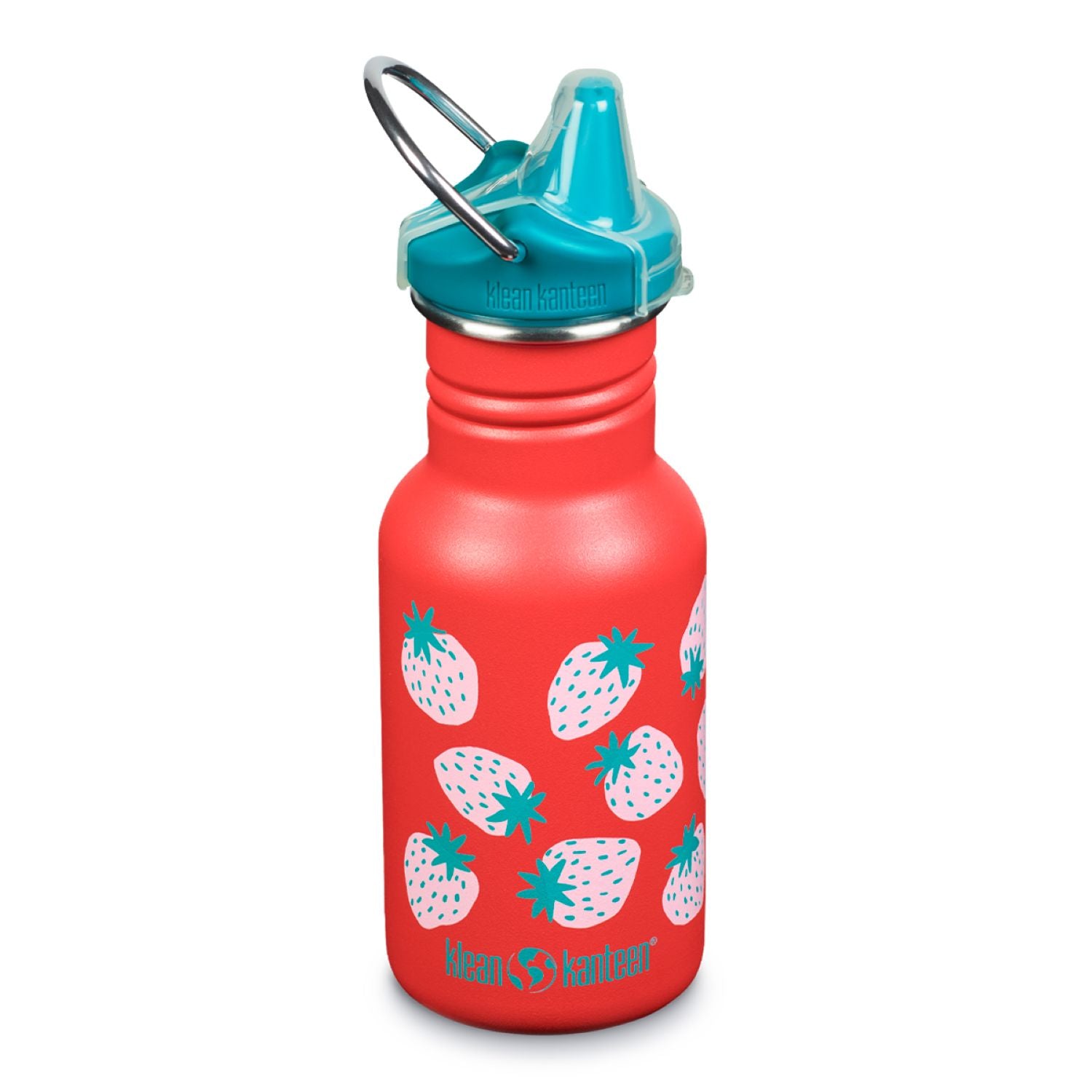 Klean Kanteen Kid Classic 12oz Water Bottle (with Kid Sippy Cap)