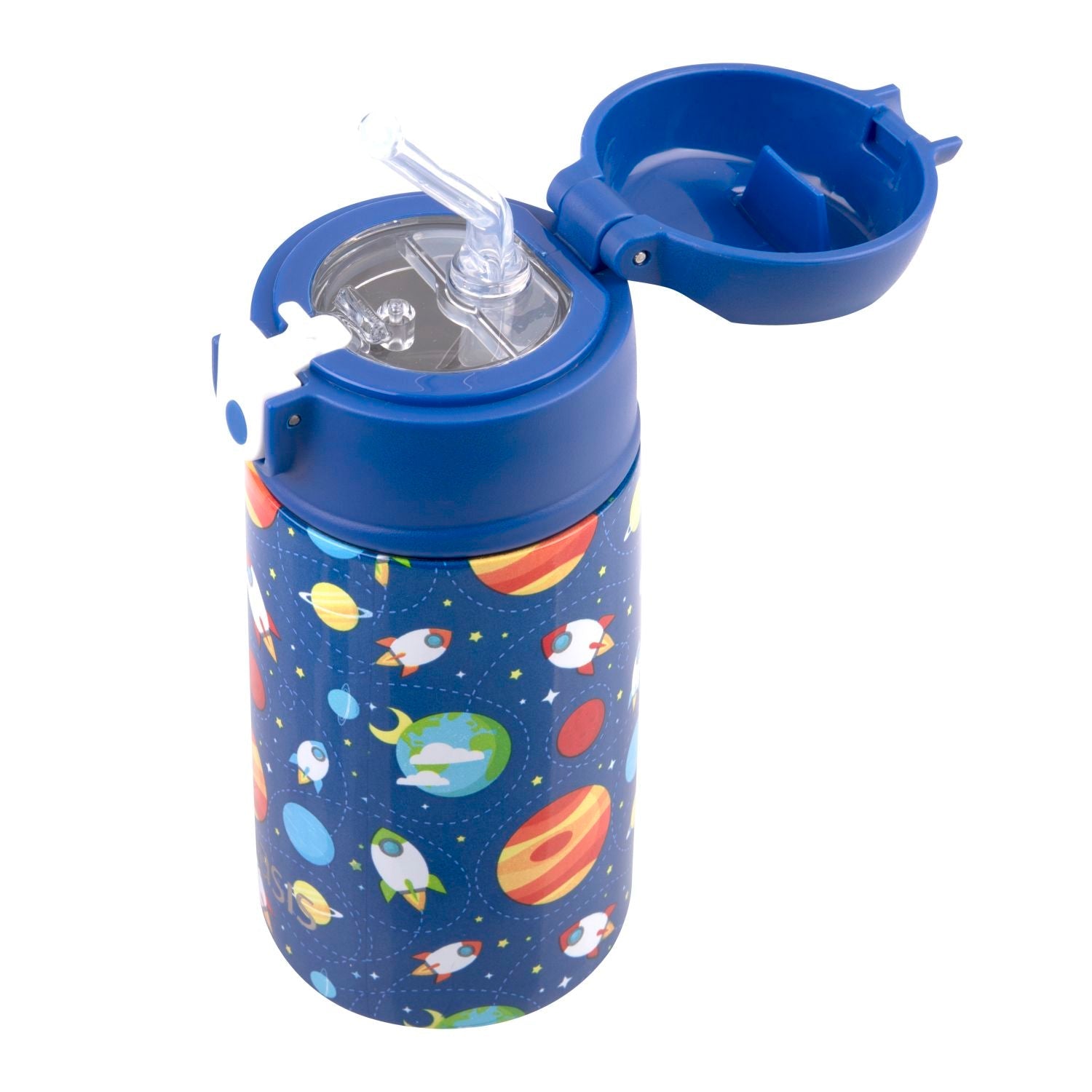 Oasis Kids Water Bottle with Sipper Silicone Straw 400ML (SA)