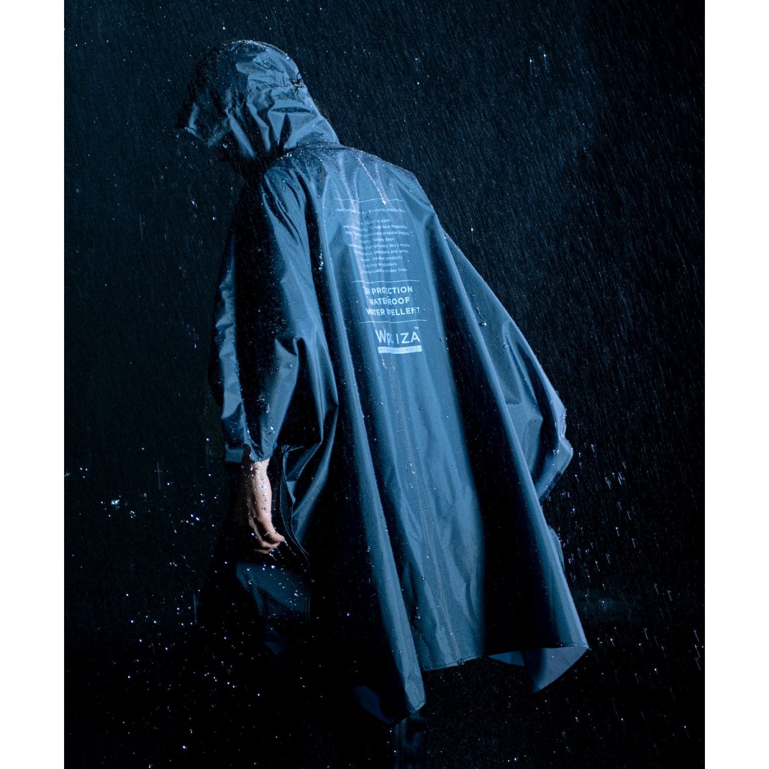 WPC IZA Rain Breaker Poncho Water Repellent One Size