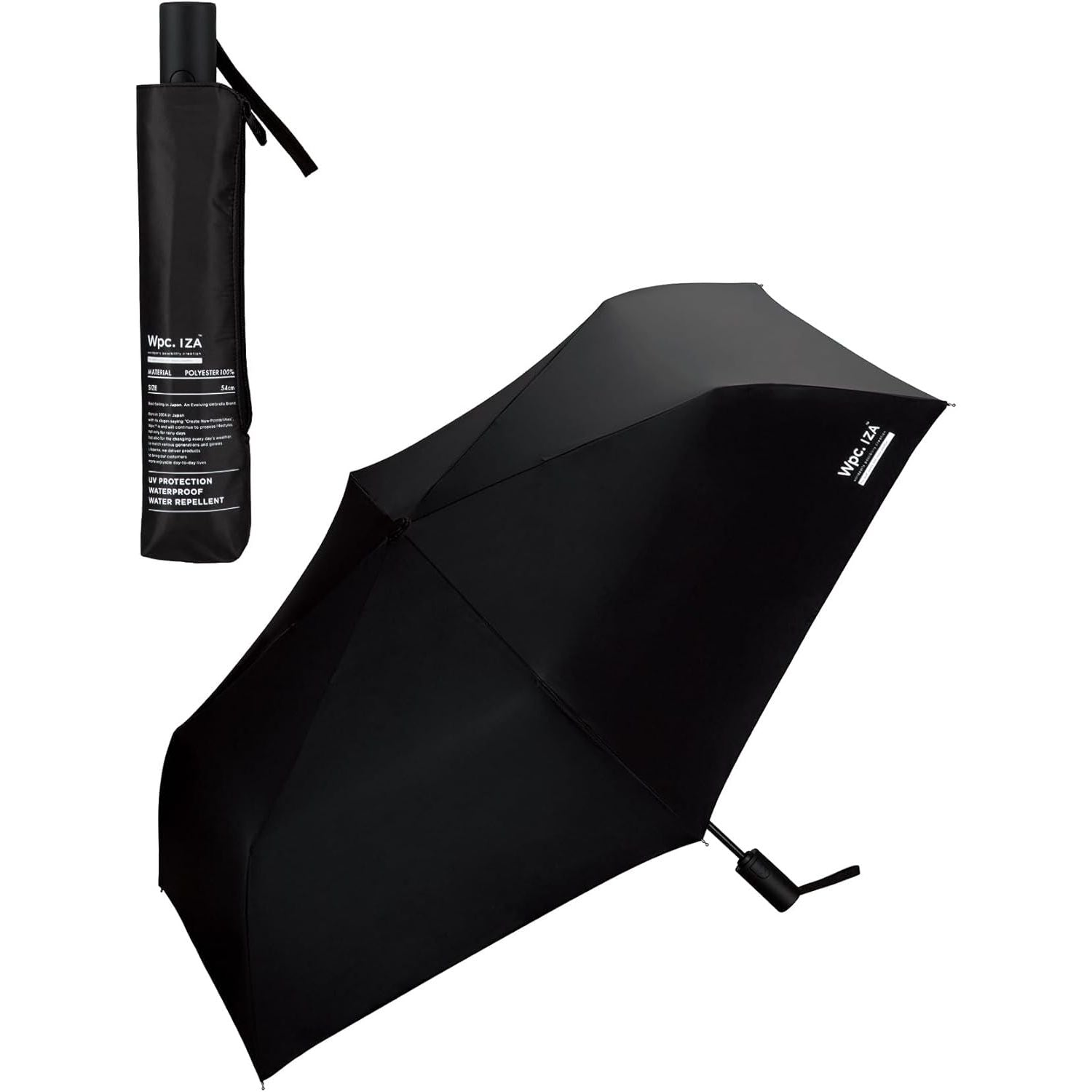 WPC IZA Automatic And Safe UV Protection UPF 50+ Men's Umbrella 54cm