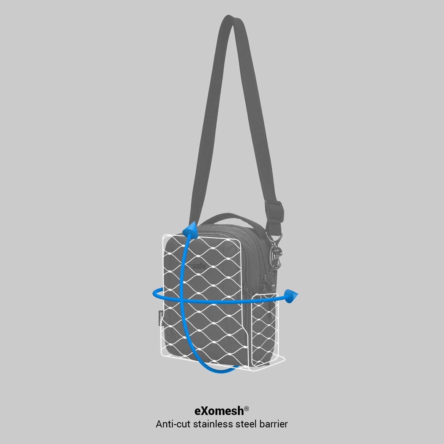 Pacsafe LS100 Anti-Theft Crossbody Bag