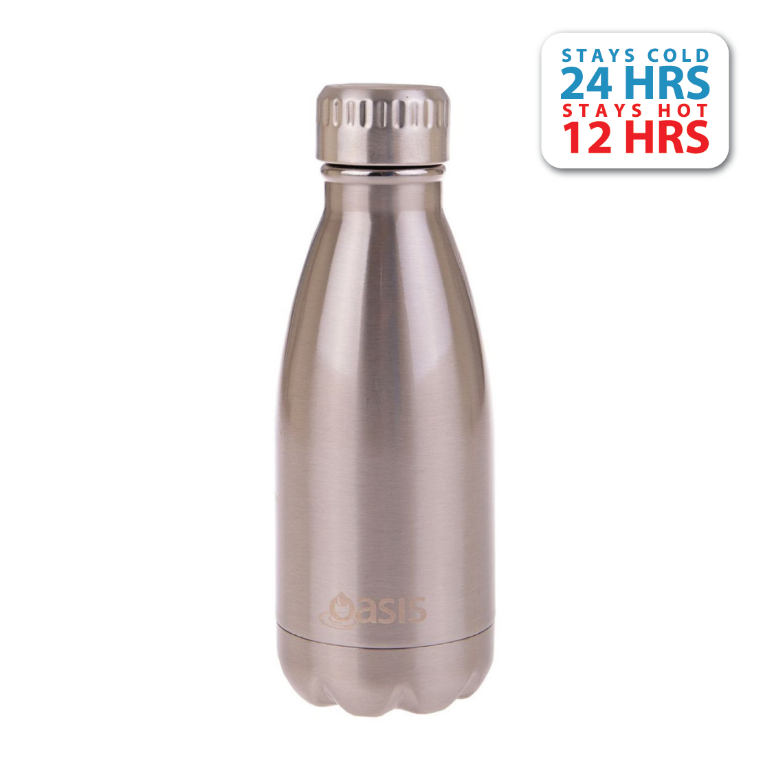 Oasis Stainless Steel Insulated Water Bottle 350ML (Plain) | Gifts & Lifestyle, Insulated Water Bottles, Travel Accessories, Water Bottles | Oasis Bottles-9