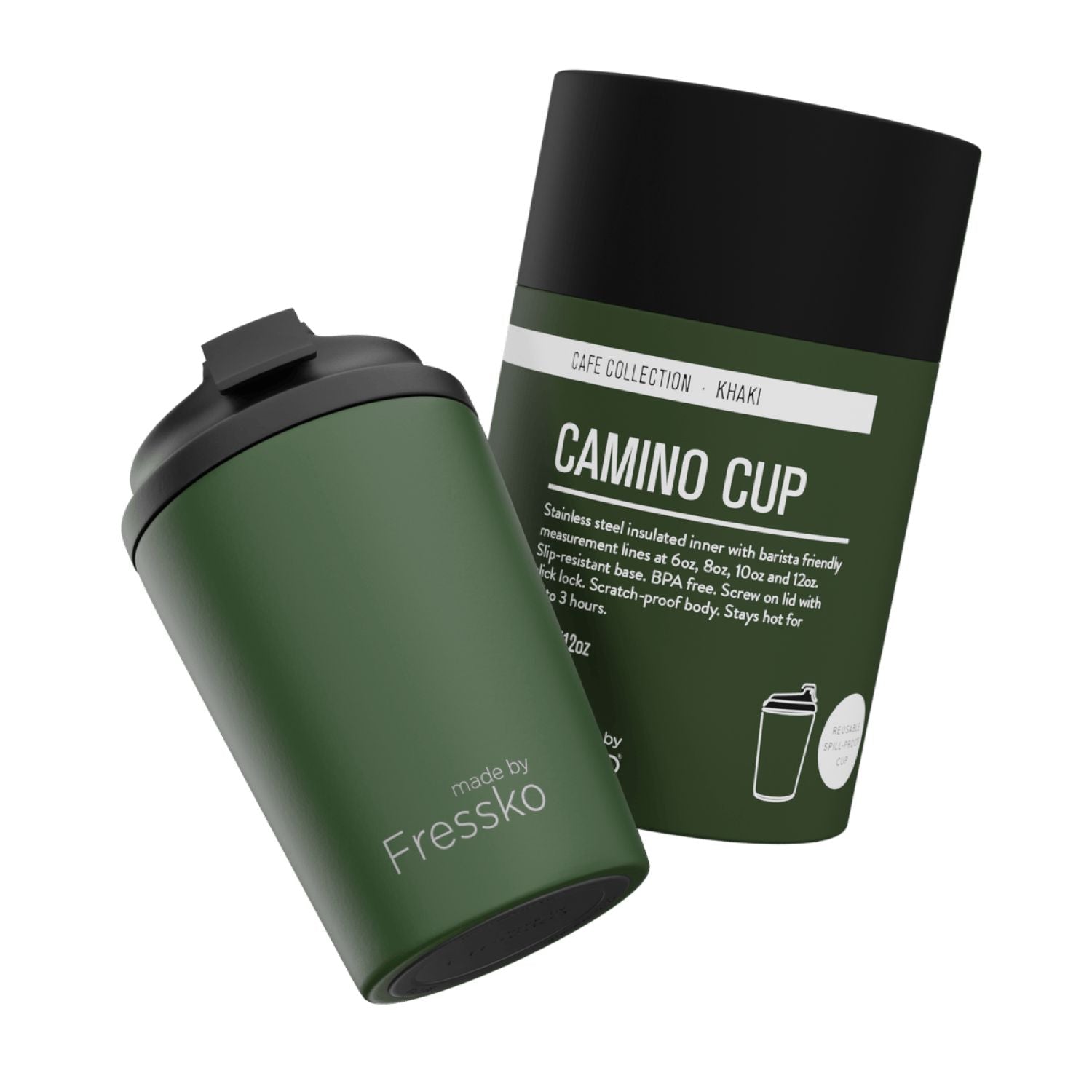 Made By Fressko Camino 12oz Insulated Stainless Steel Cup