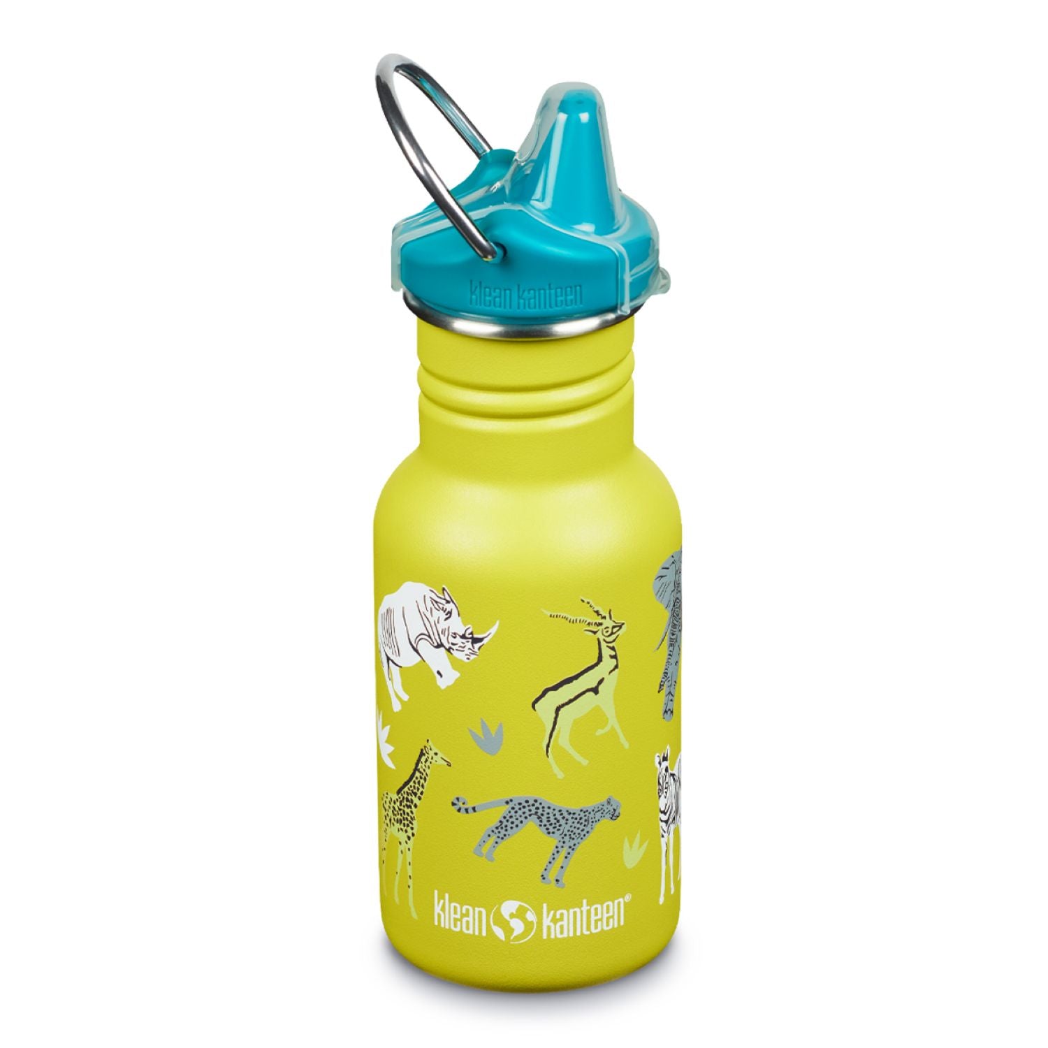 Klean Kanteen Kid Classic 12oz Water Bottle (with Kid Sippy Cap)