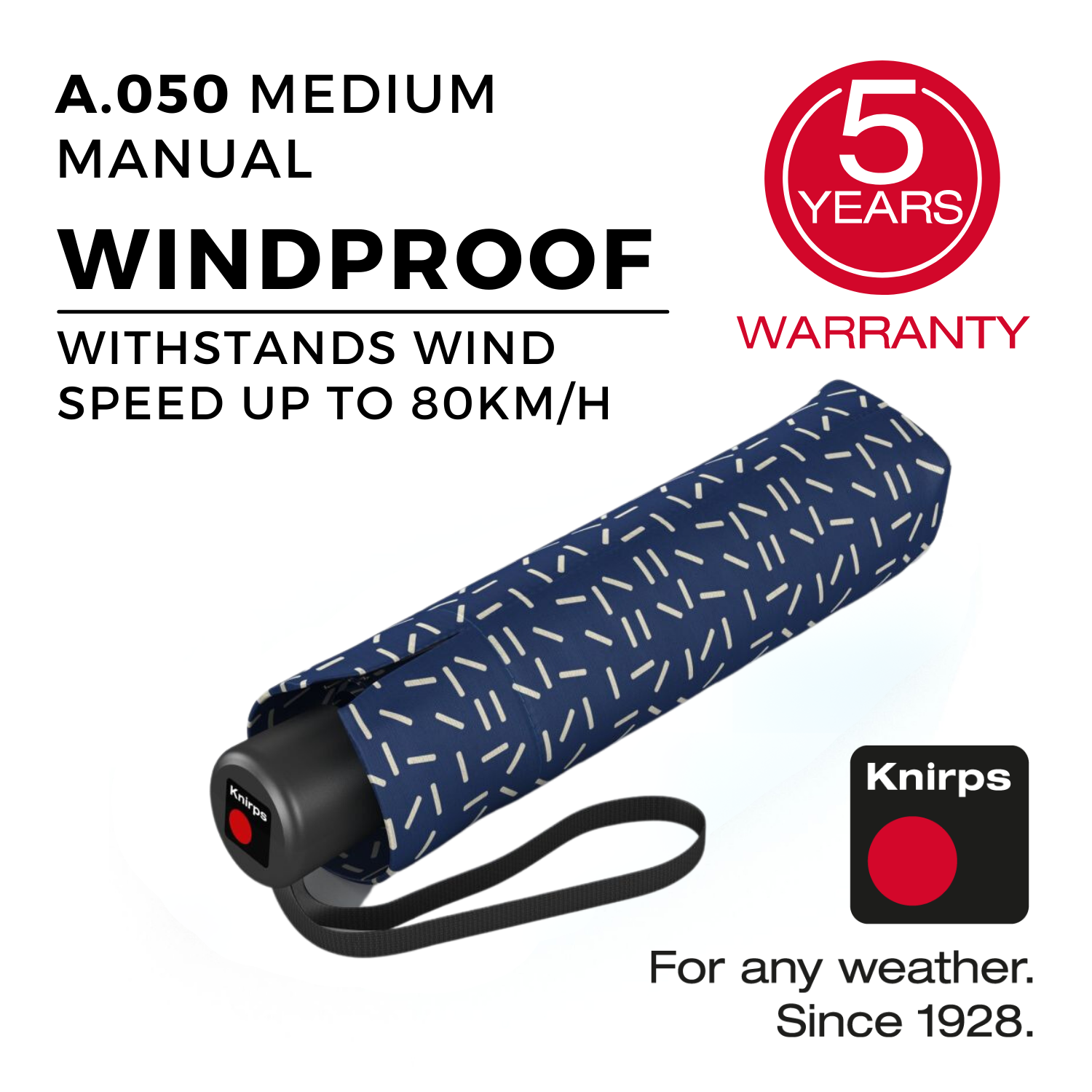 Knirps A.050 Medium Manual Umbrella (SA)