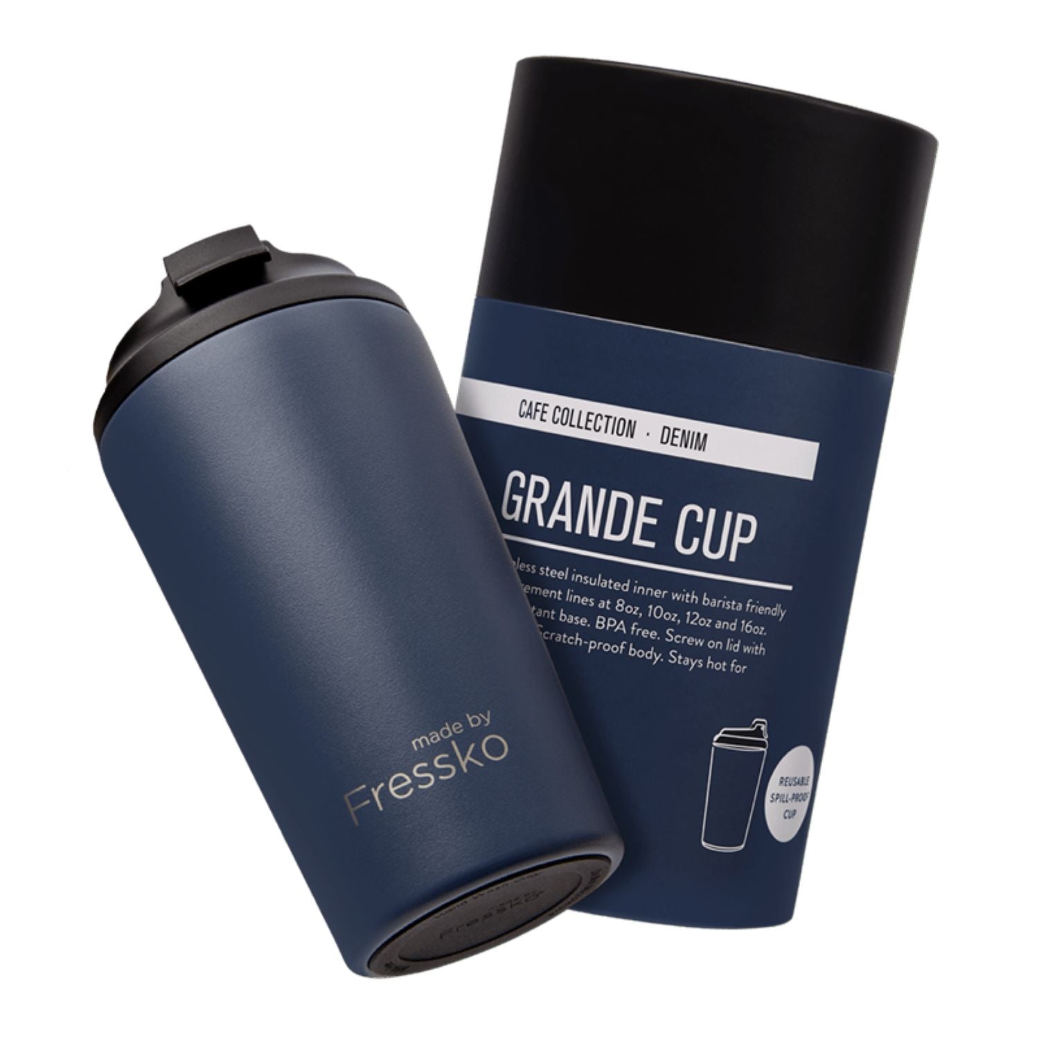 Made By Fressko Grande 16oz Insulated Stainless Steel Cup