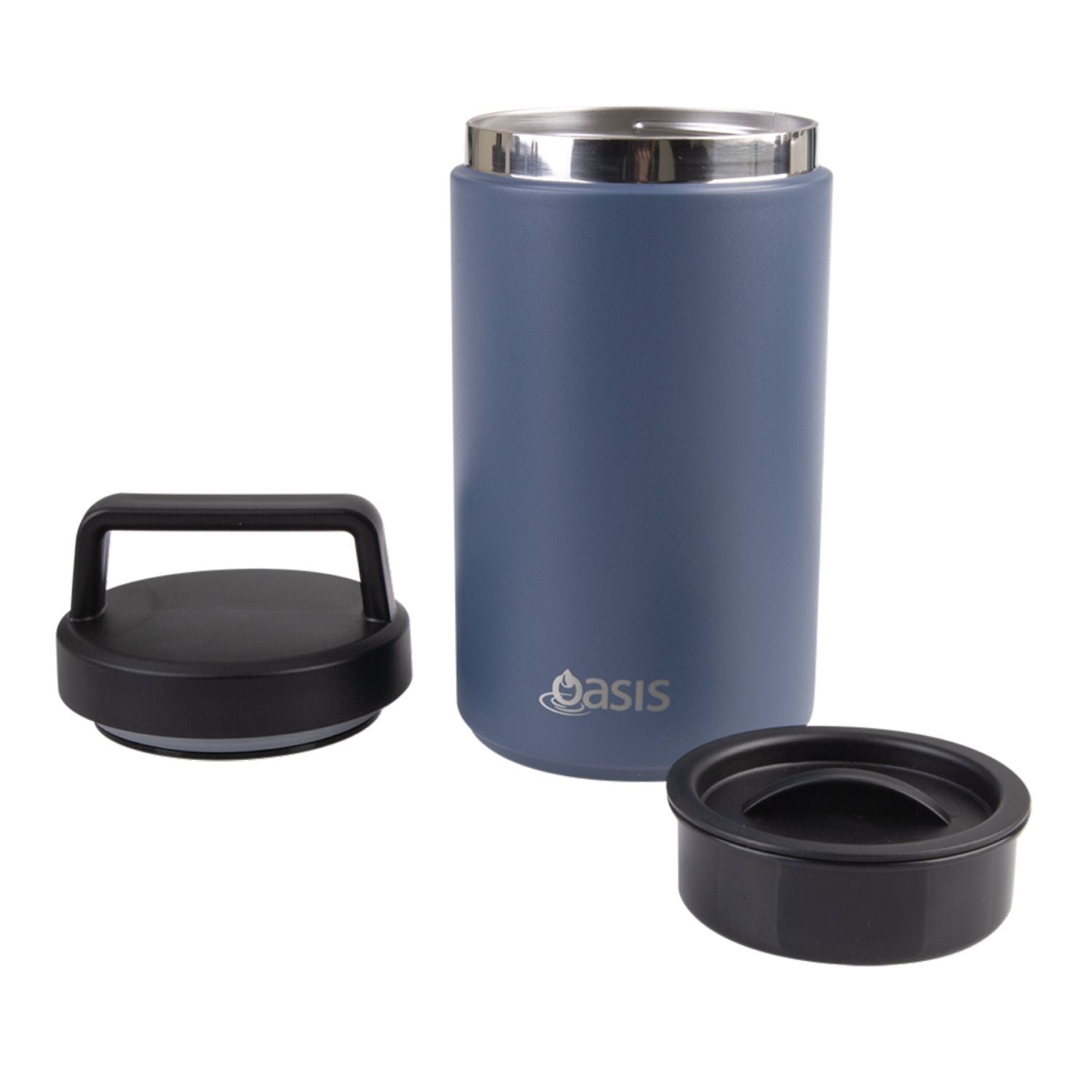 Oasis Stainless Steel Insulated Dual Compartment Food Flask with Handle 700ML | Gifts & Lifestyle, Insulated Food Flask, Travel Accessories | Oasis Bottles-18