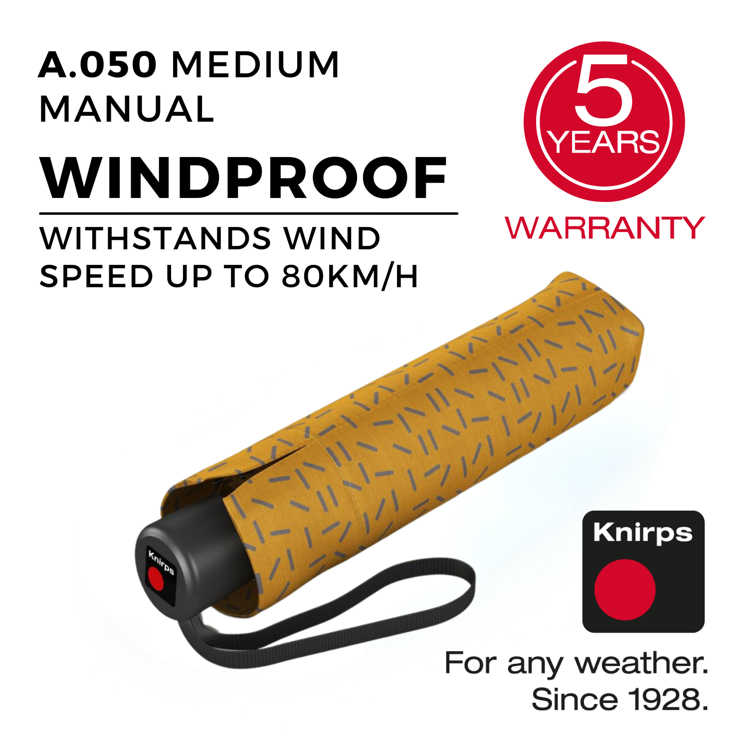 Knirps A.050 Medium Manual Umbrella (SA)