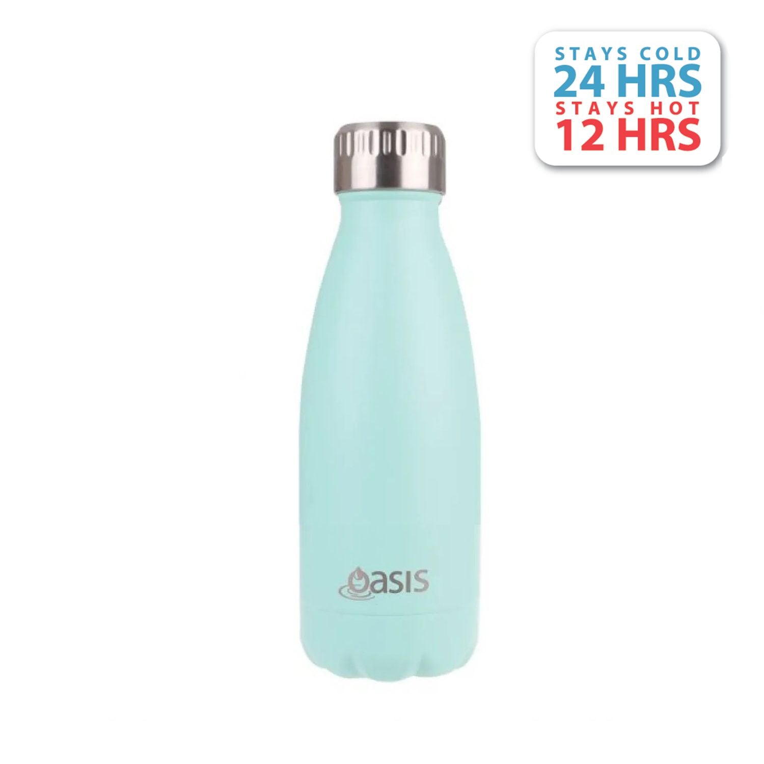 Oasis Stainless Steel Insulated Water Bottle 350ML (Plain) | Gifts & Lifestyle, Insulated Water Bottles, Travel Accessories, Water Bottles | Oasis Bottles-5