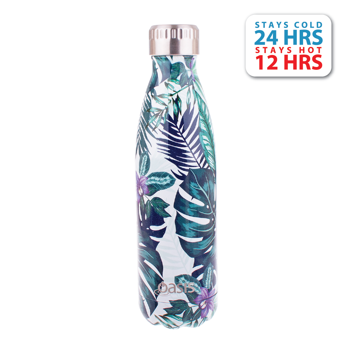 Oasis Stainless Steel Insulated Water Bottle 500ML (Printed) | Gifts & Lifestyle, Insulated Water Bottles, Travel Accessories, Water Bottles | Oasis Bottles-17