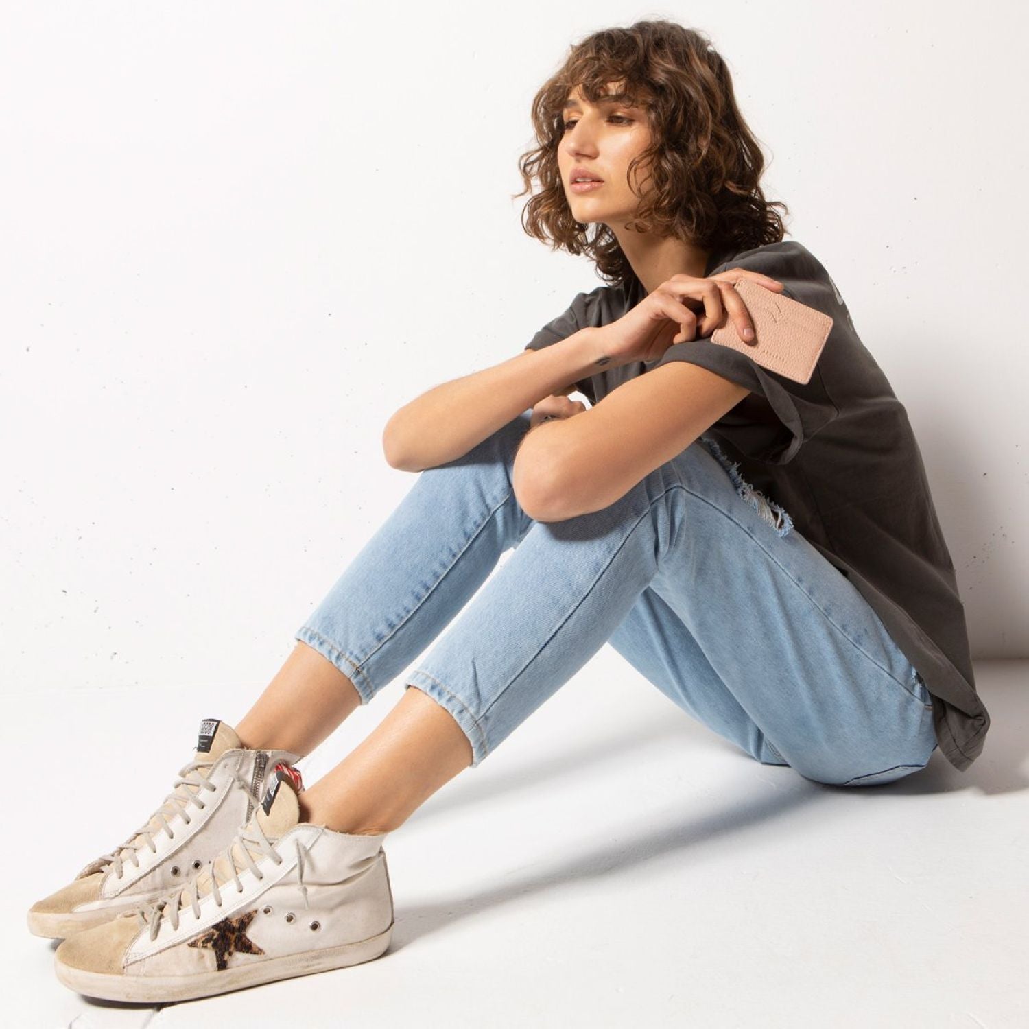 Status Anxiety Together For Now Leather Card Case (SA)