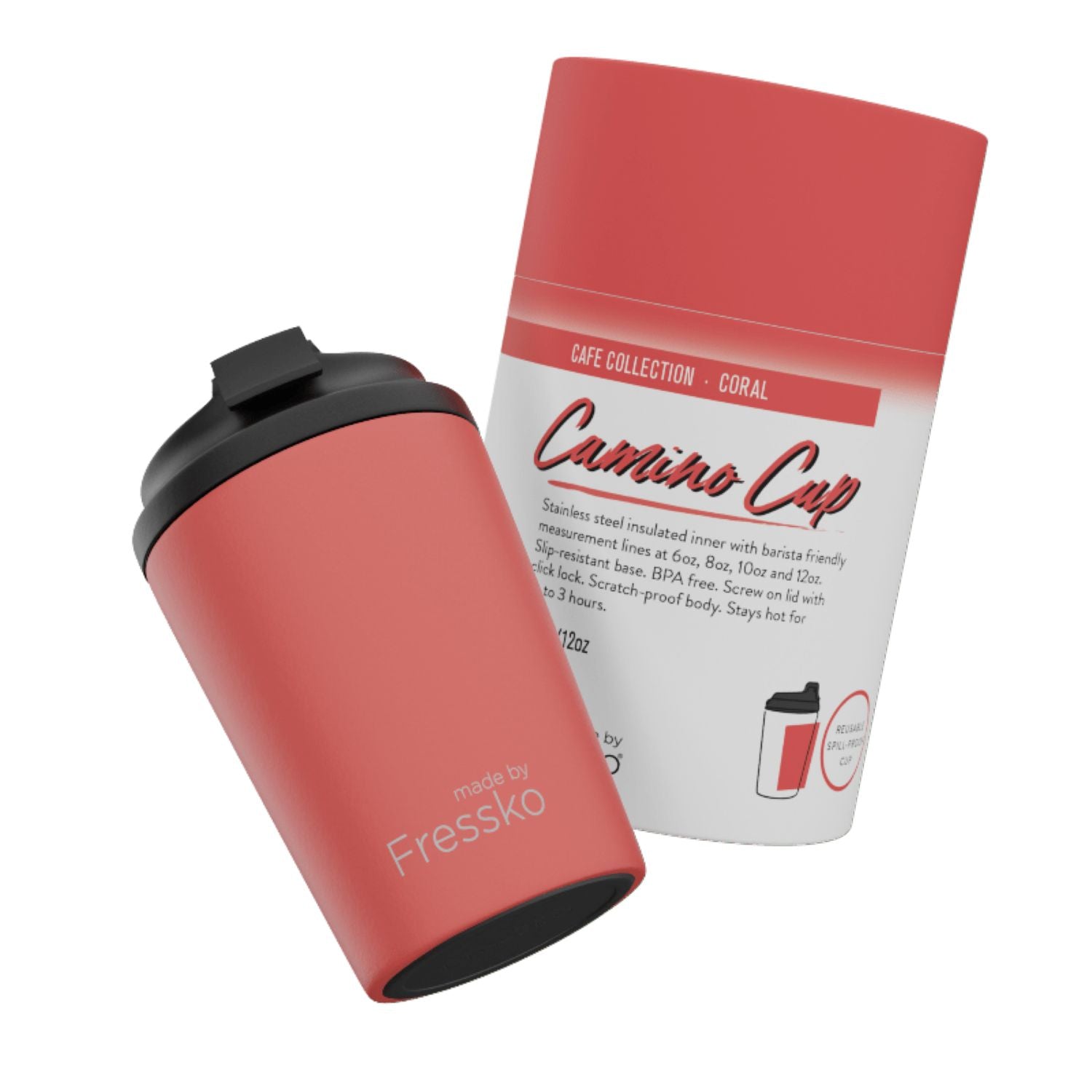 Made By Fressko Camino 12oz Insulated Stainless Steel Cup