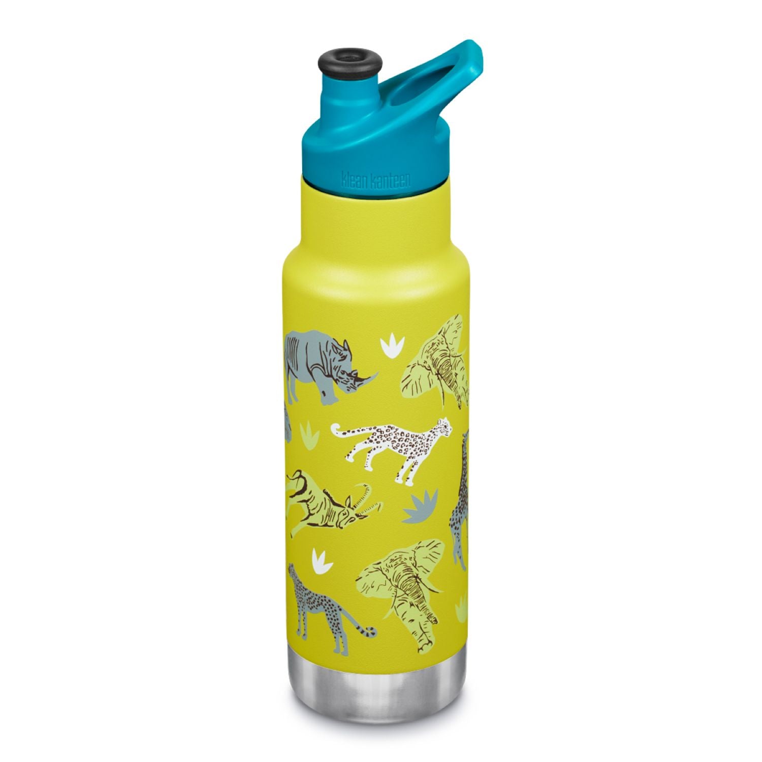 Klean Kanteen Insulated Kid Classic 12oz Water Bottle (with Kid Sport Cap)