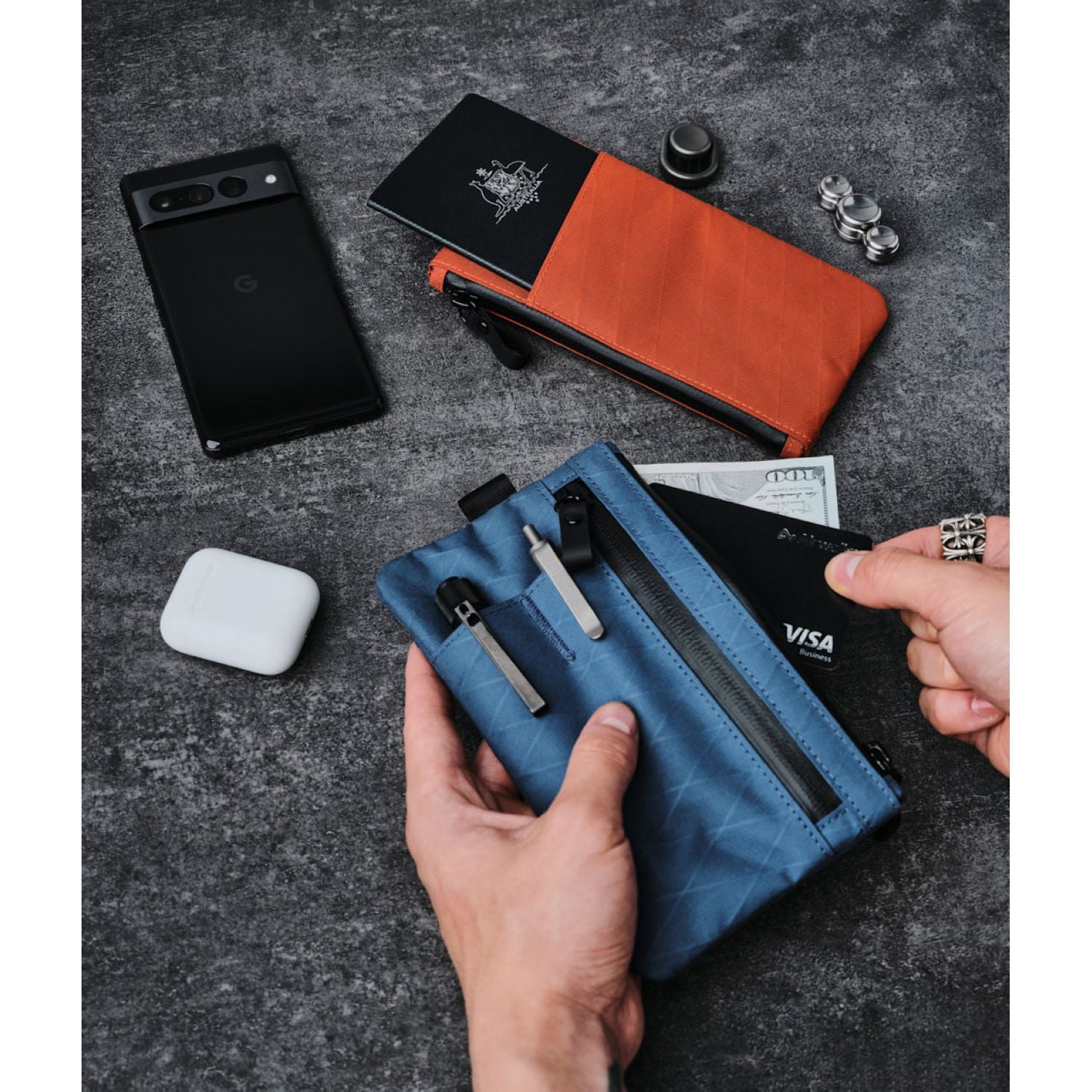 ALPAKA Zip Clutch + Hand Carry Strap | Alpaka Pouches, Alpaka Zip Clutch, Card Cases, Gifts & Lifestyle, Travel Accessories, Wallets, Zip Wallets | Alpaka-40