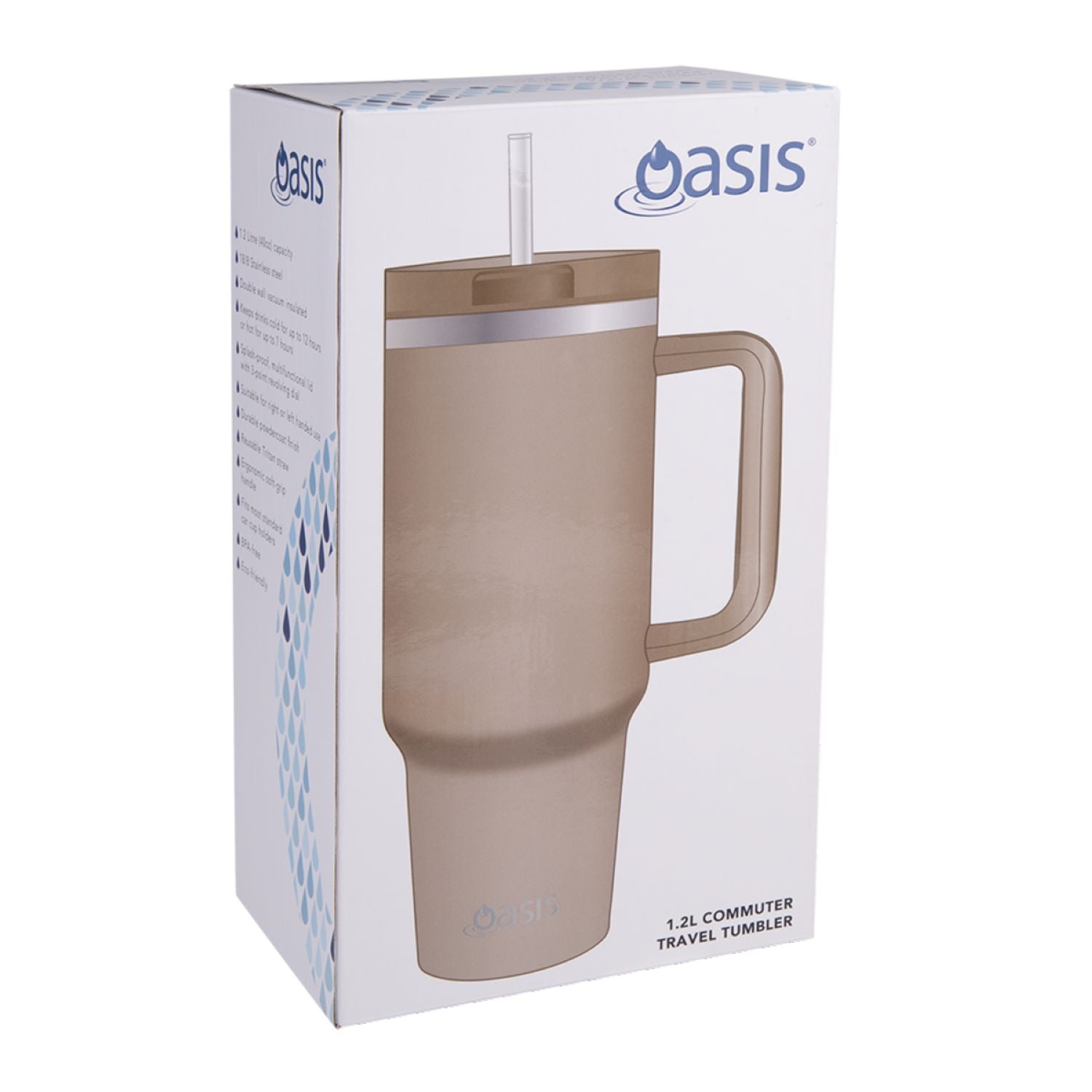Oasis Stainless Steel Insulated Commuter Travel Tumbler 1.2L (SA)