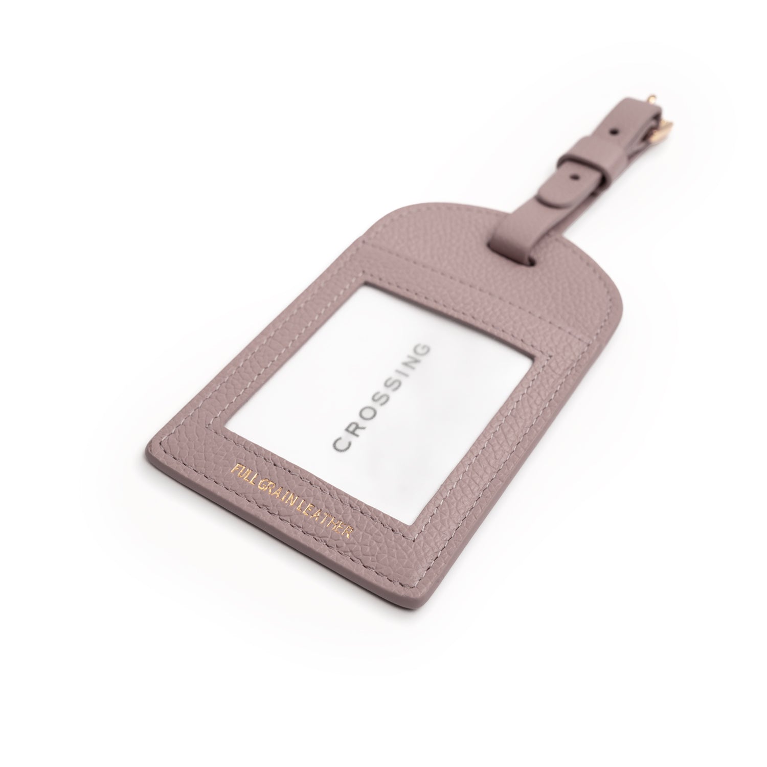 Crossing Milano Leather Luggage Tag