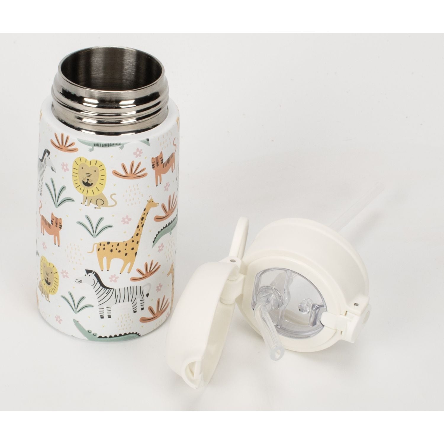 Oasis Kids Water Bottle with Sipper Silicone Straw 400ML (SA)