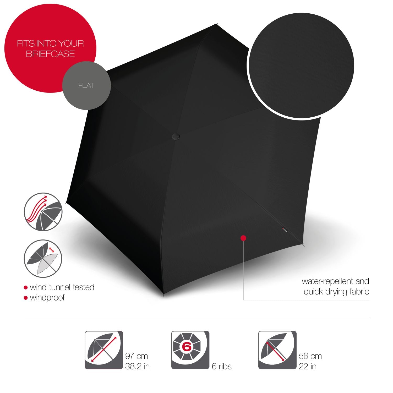 Knirps TS.200 Slim Medium Duomatic