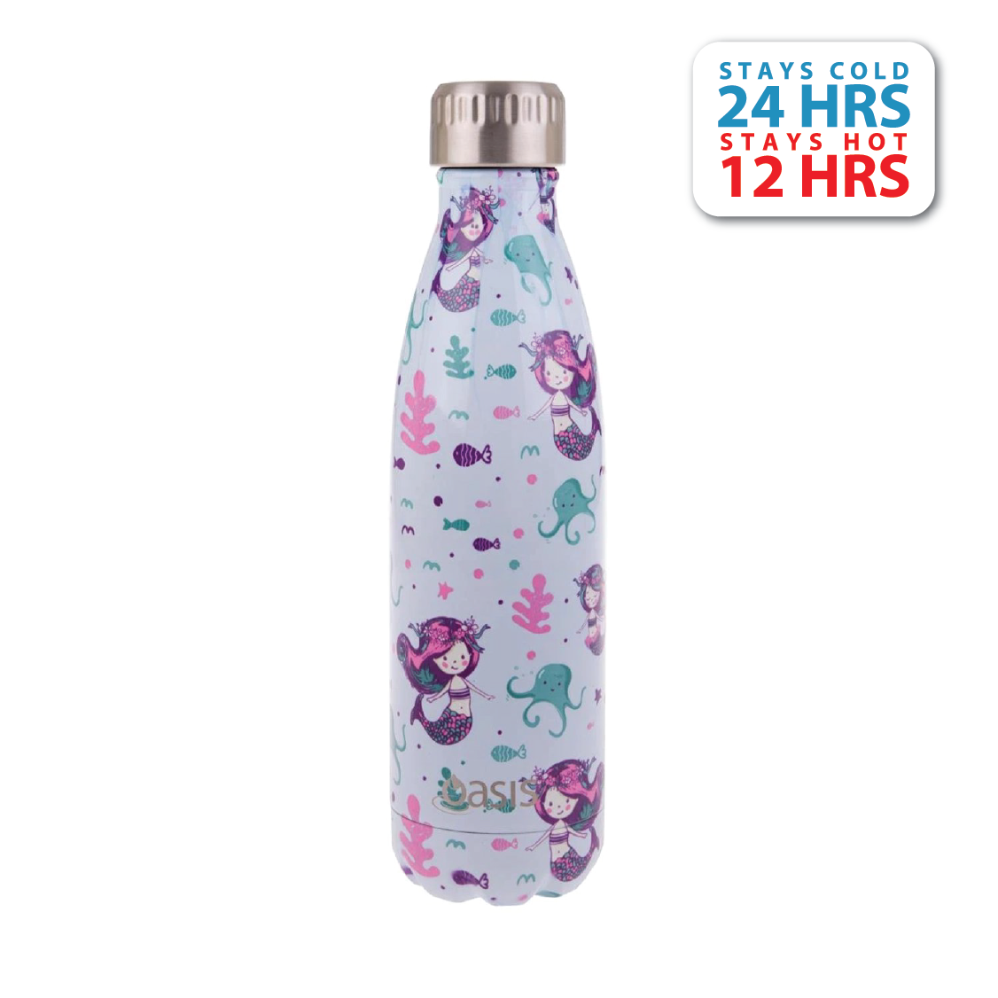 Oasis Stainless Steel Insulated Water Bottle 500ML (Printed) | Gifts & Lifestyle, Insulated Water Bottles, Travel Accessories, Water Bottles | Oasis Bottles-11