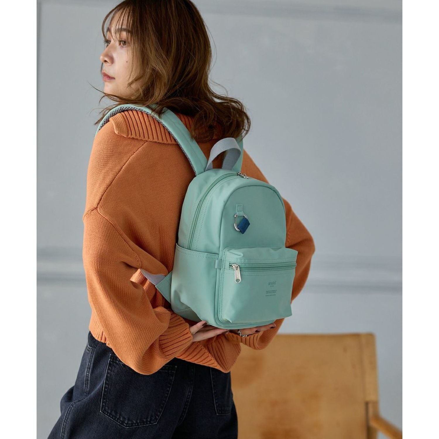 Mini backpack anello sale