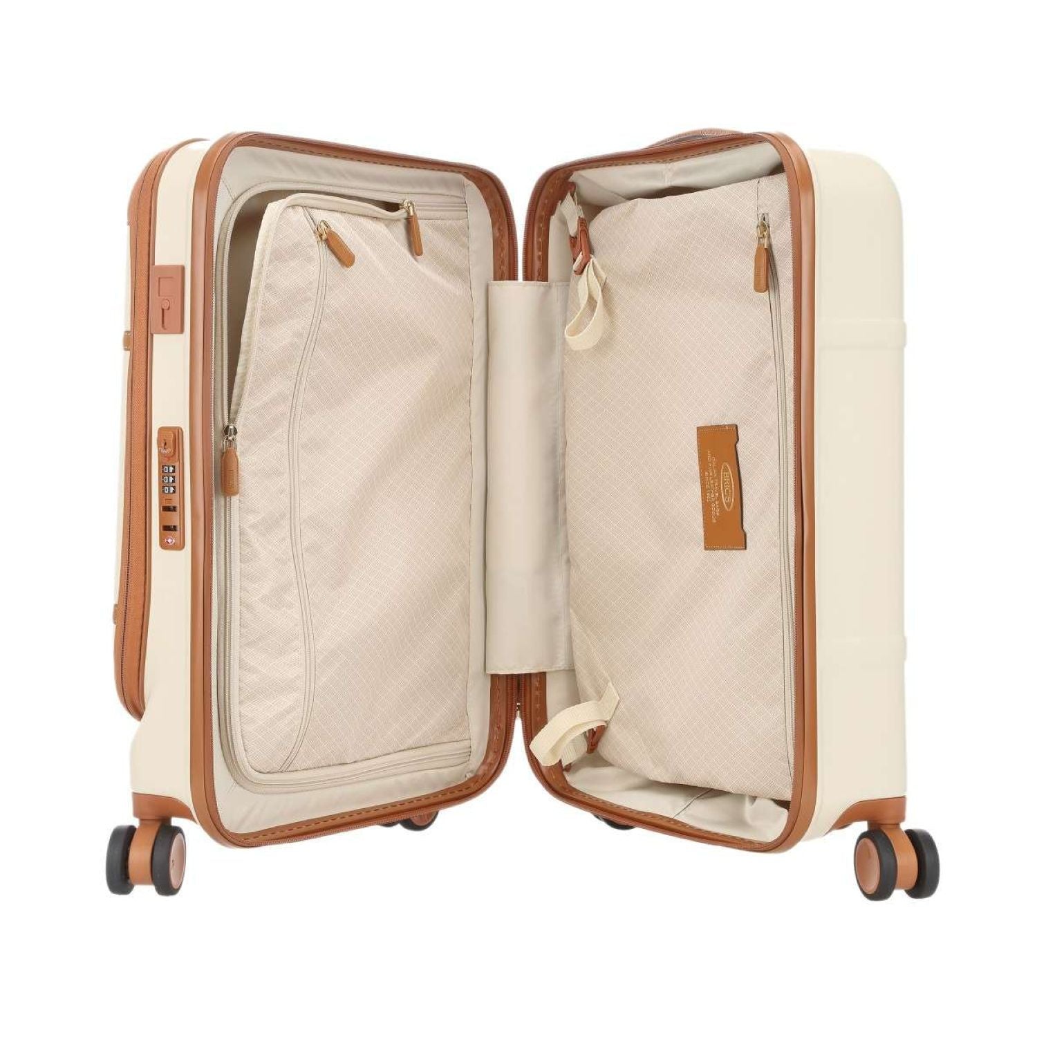 BRIC'S Bellagio V2 21" Carry On Luggage With Front Access Opening Spinner + Pocket with USB