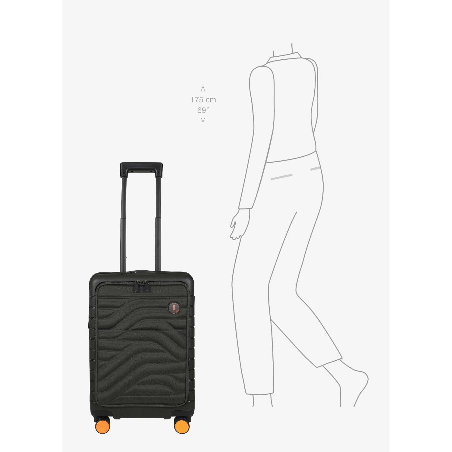 Bric's Ulisse 22" Carry-On Expandable Luggage Spinner With Front Pocket