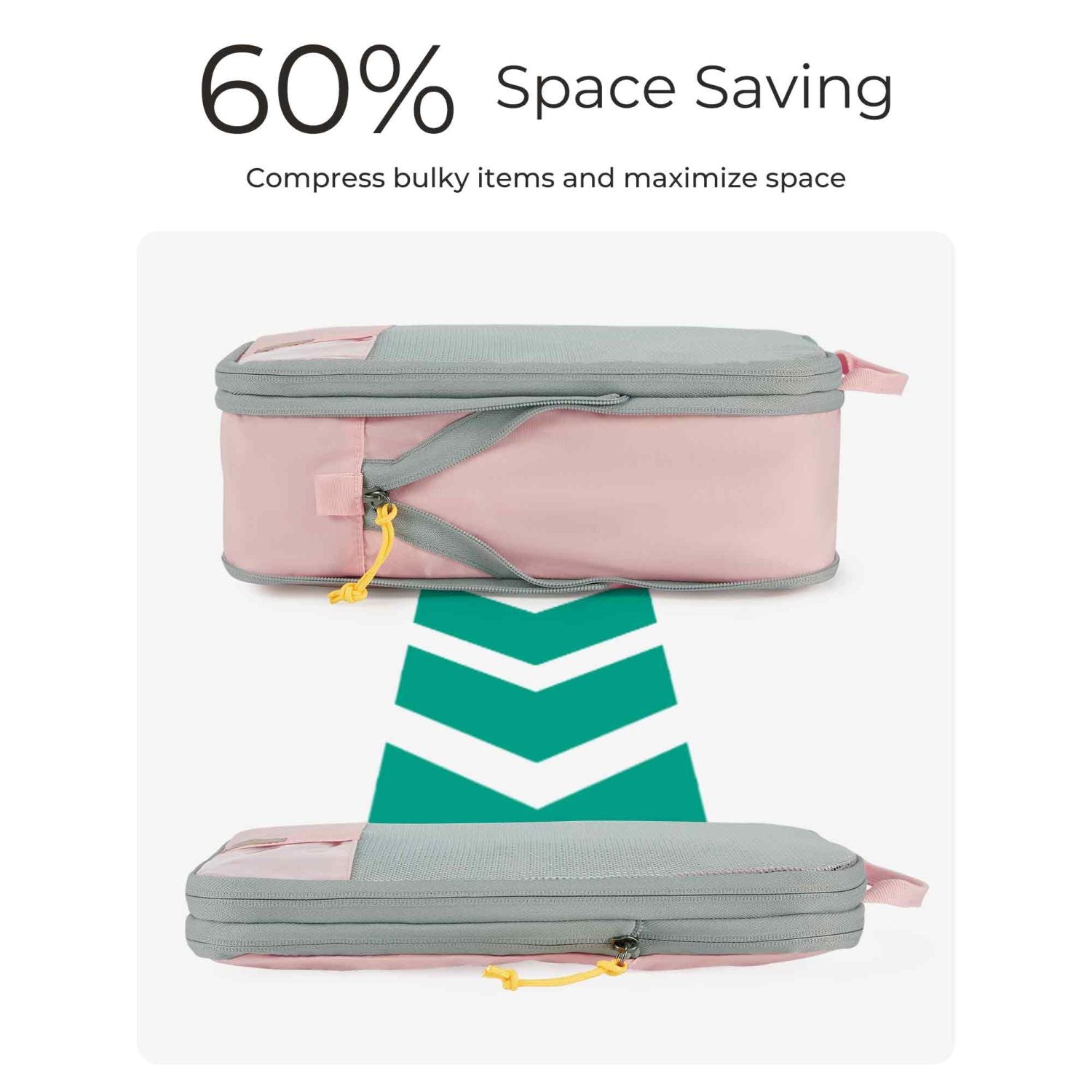 Buy Bagsmart 6-In-1 Compression Packing Cubes - Boarding Gate