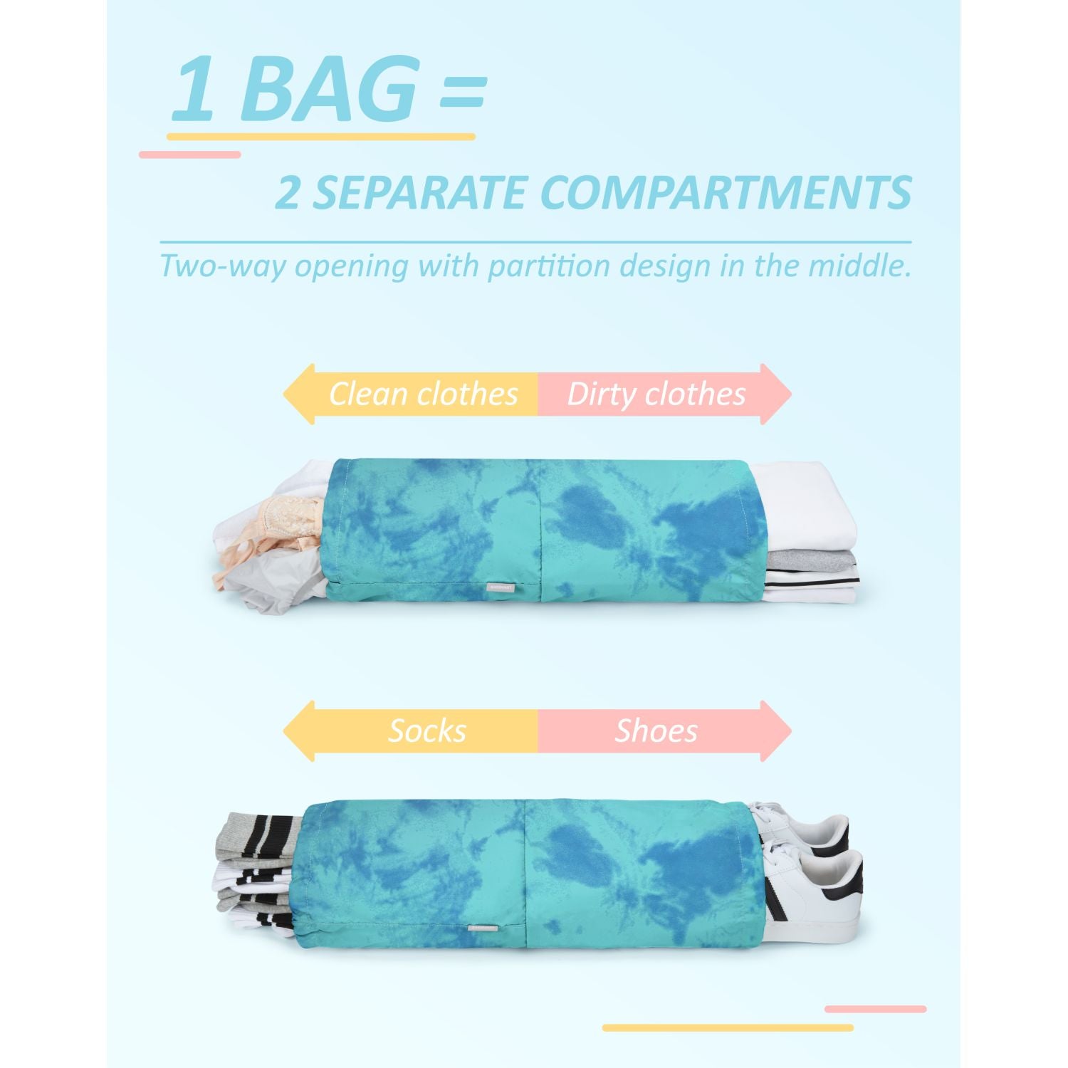 Bagsmart 6-In-1 Compression Packing Cubes