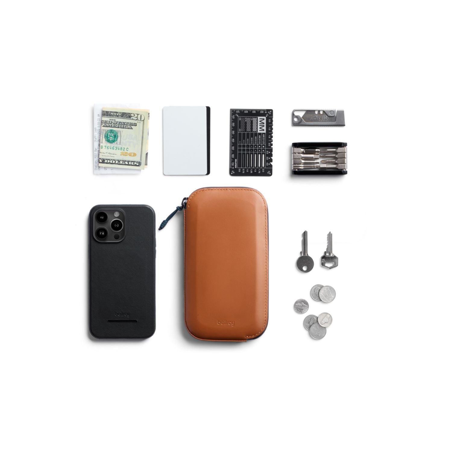 Bellroy All Conditions Phone Pocket Plus Leather (SA)