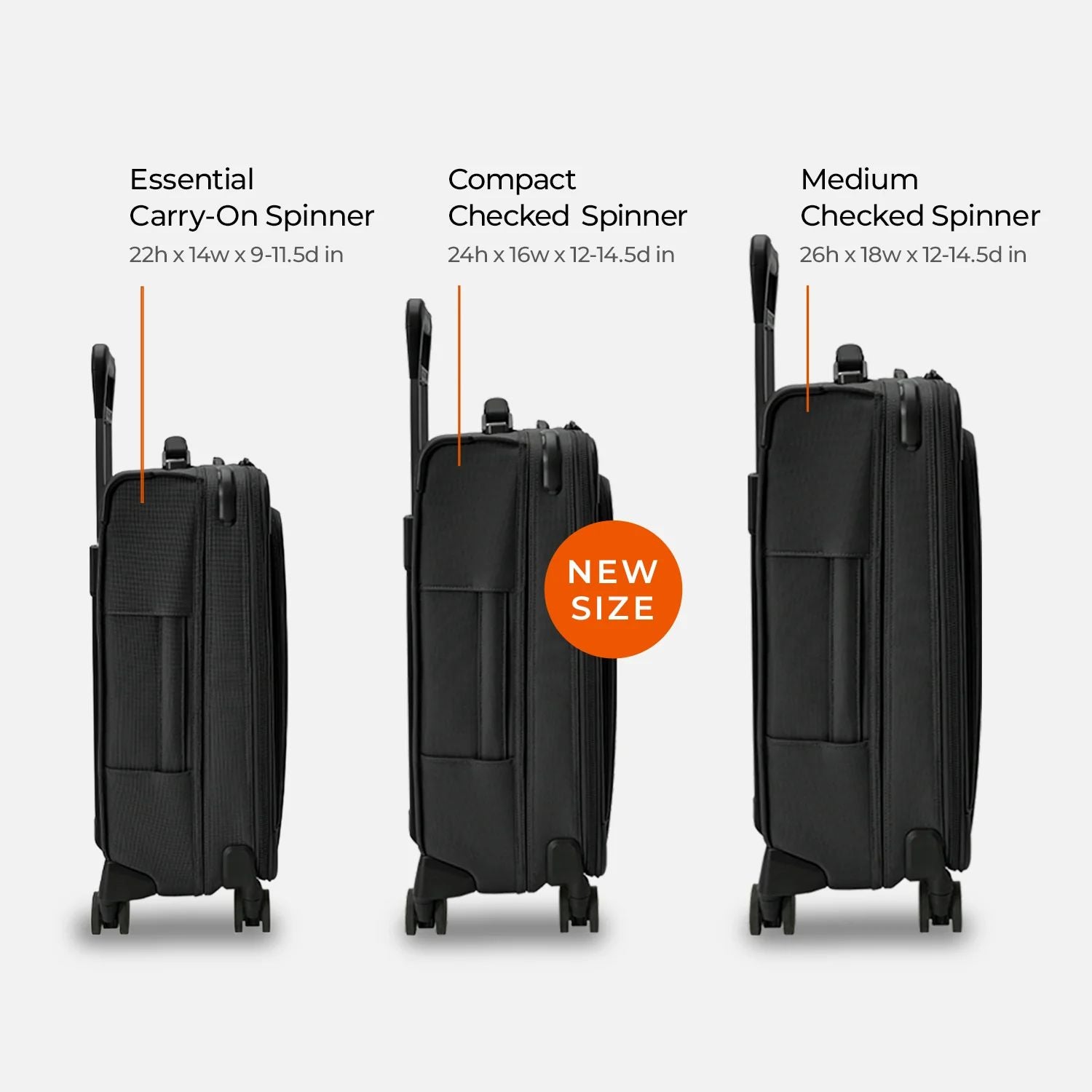 Briggs & Riley Baseline Compact Checked Expandable Spinner