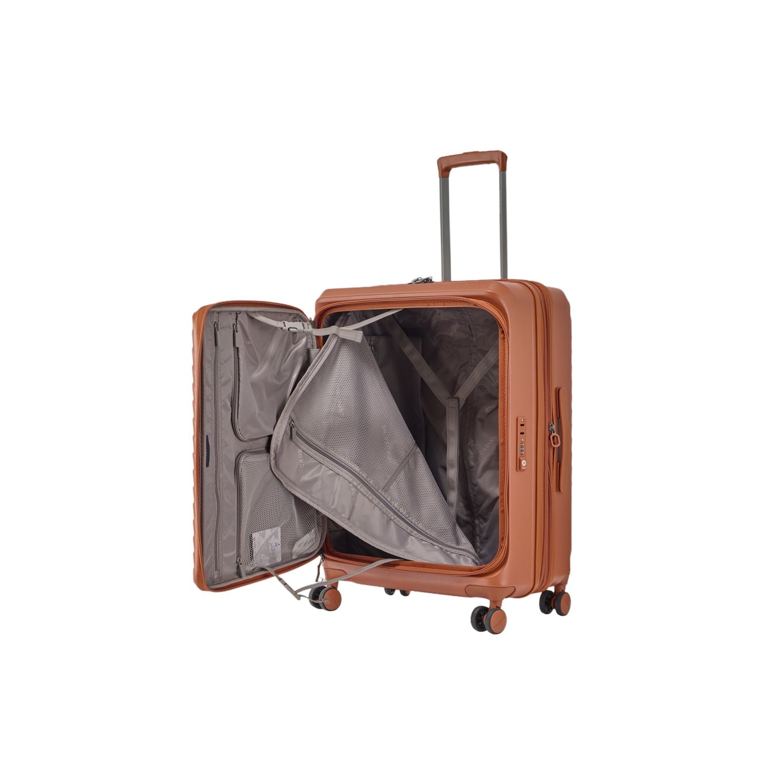 CROSSING INVI 24" Medium Expandable Luggage With Front Access Opening