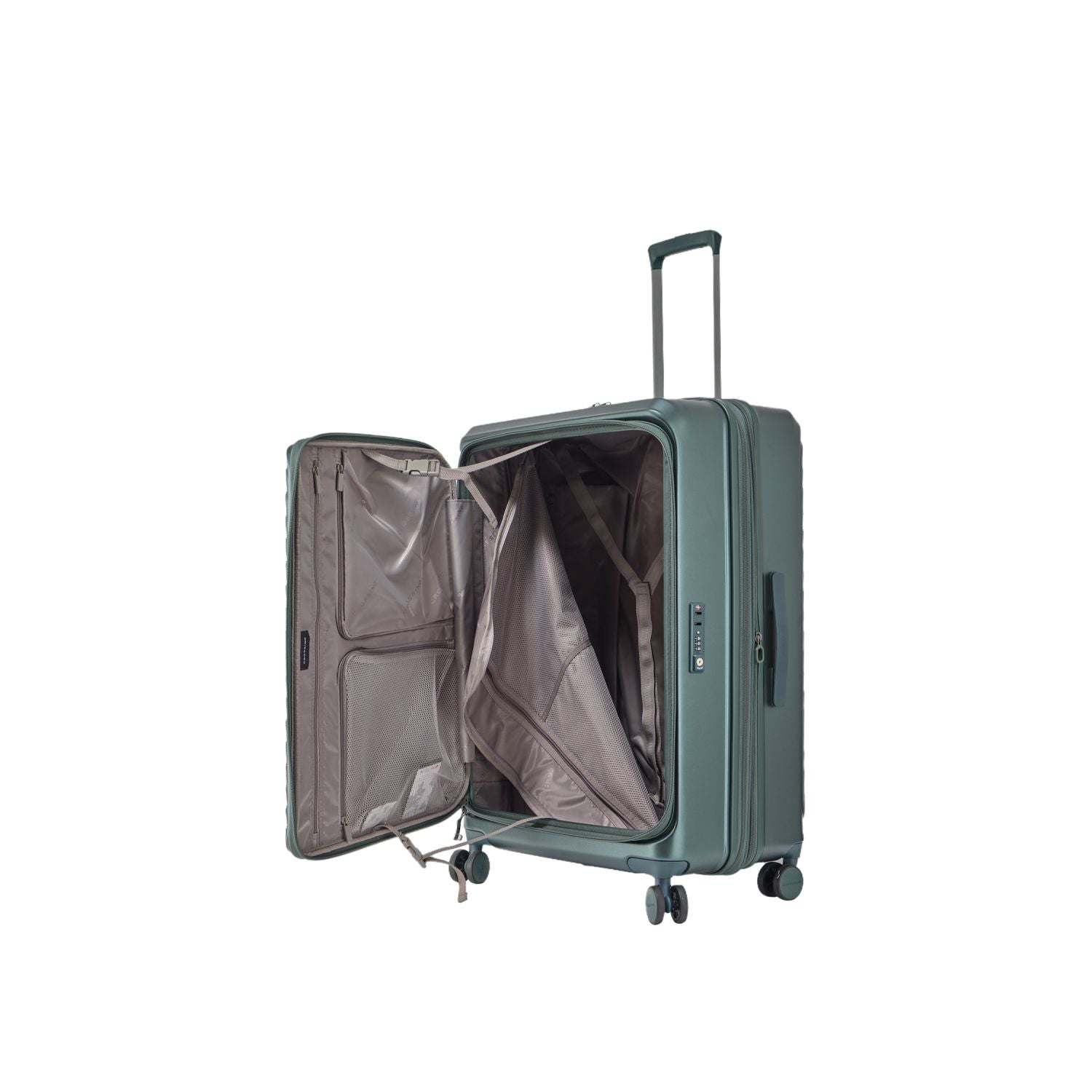 CROSSING INVI 28" Large Expandable Luggage With Front Access Opening