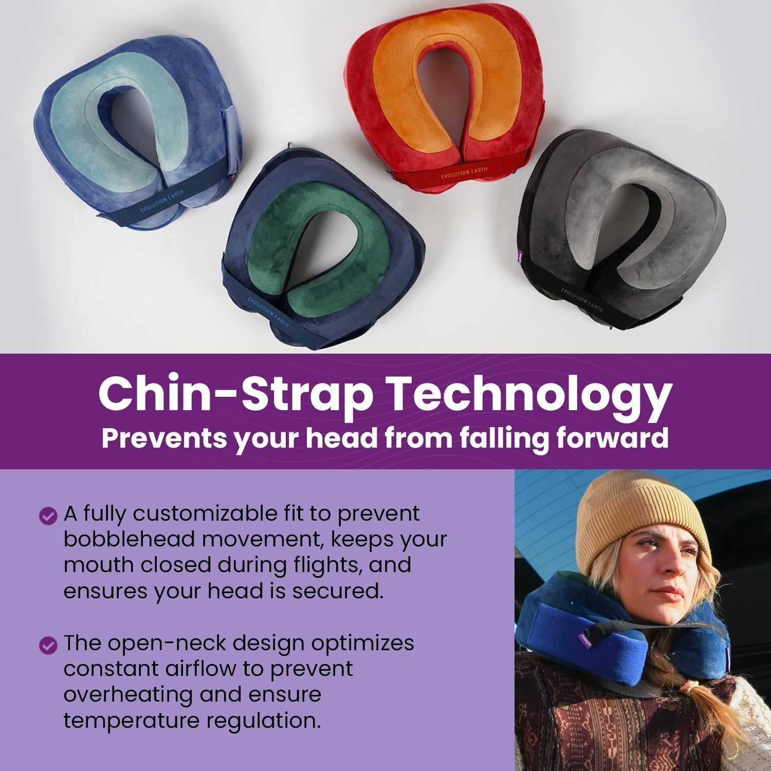 Cabeau Evolution Earth Travel Pillow (SA)