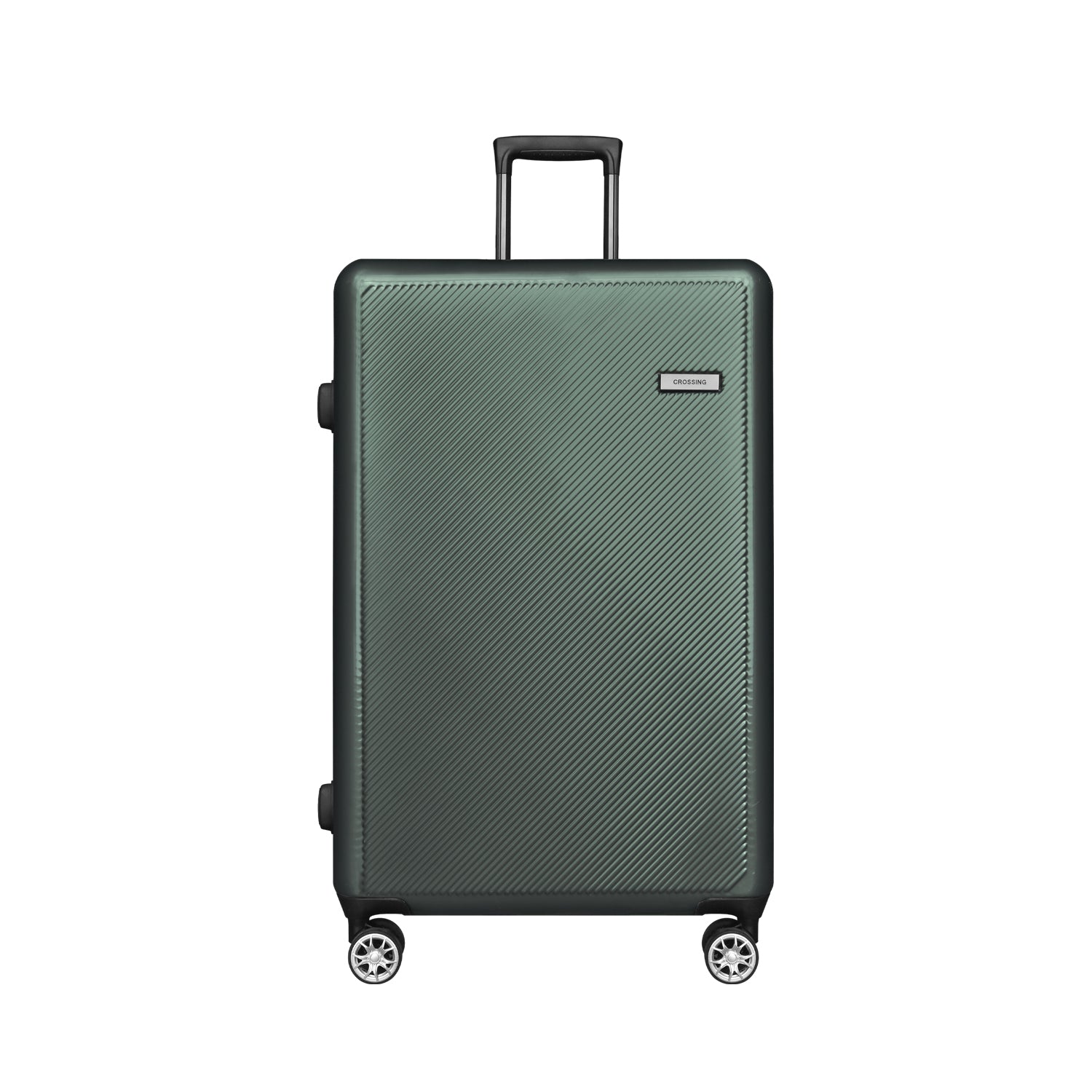 Crossing 084 Double Zipper Upright 24" Medium Luggage | Hard Case Luggage, Luggage, Medium Size Luggage | Crossing