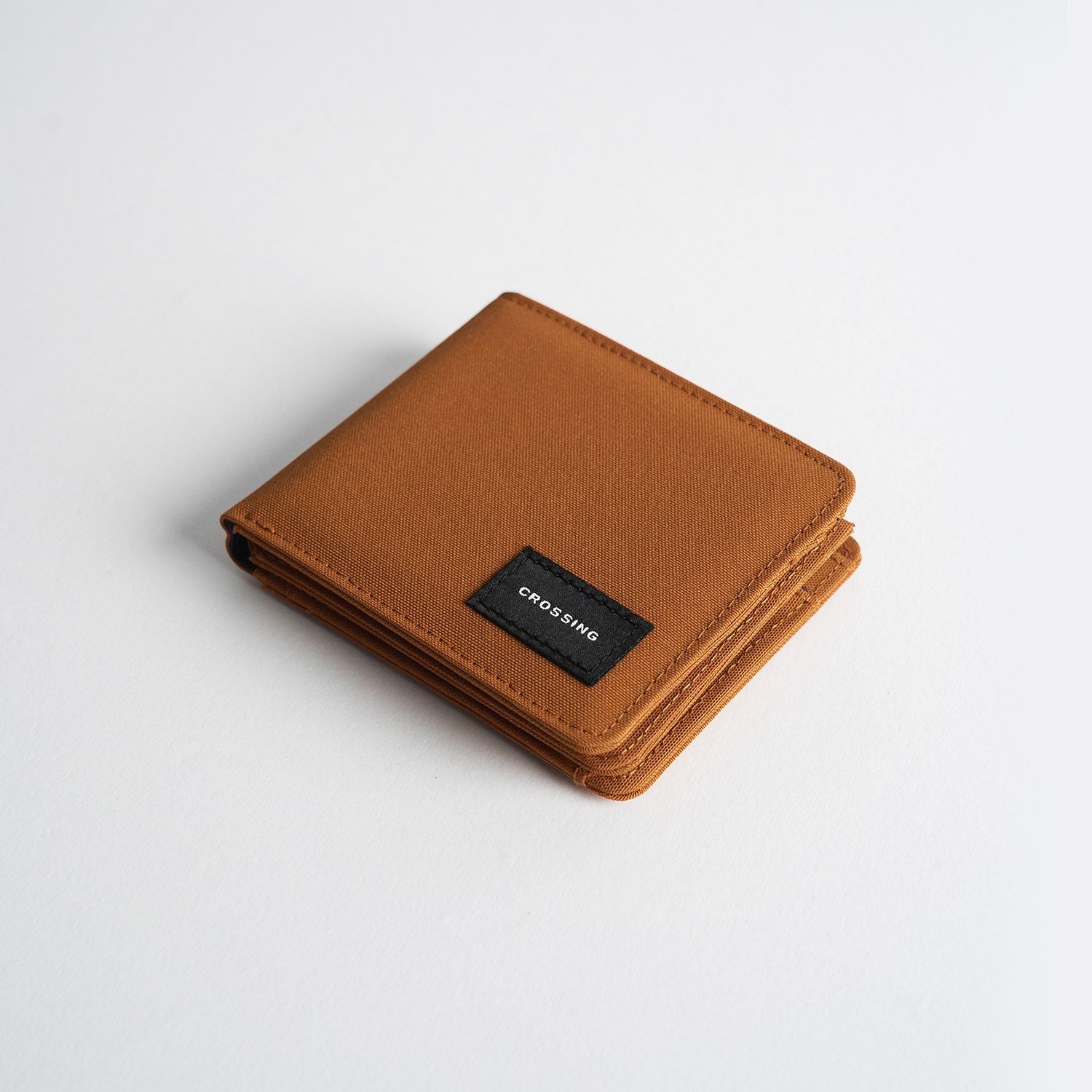 Crossing Bifold Wallet with Coin Pocket & Card Flap RFID