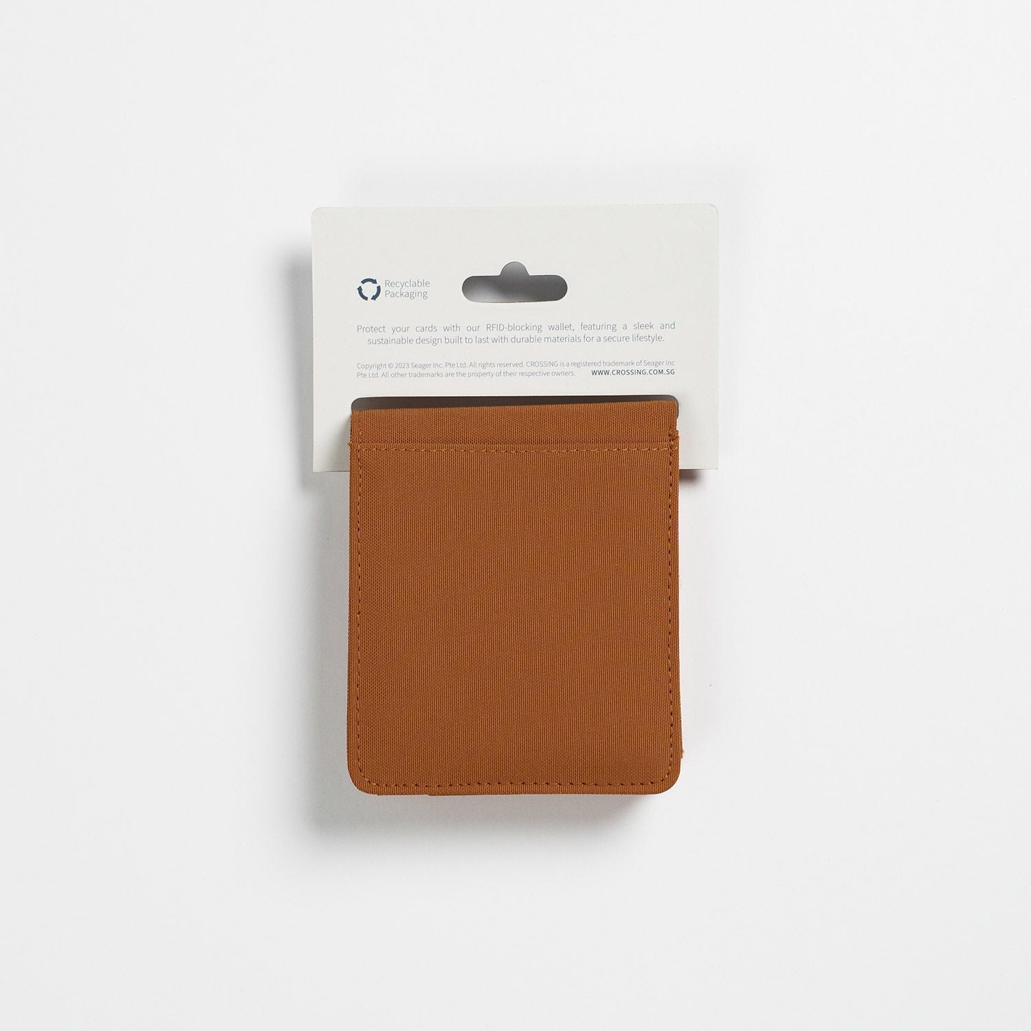 Crossing Bifold Wallet with Coin Pocket & Card Flap RFID