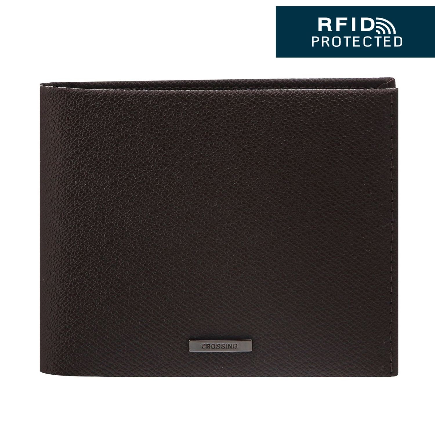 Crossing Elite Bi-fold Leather Wallet [12 Card Slots] RFID