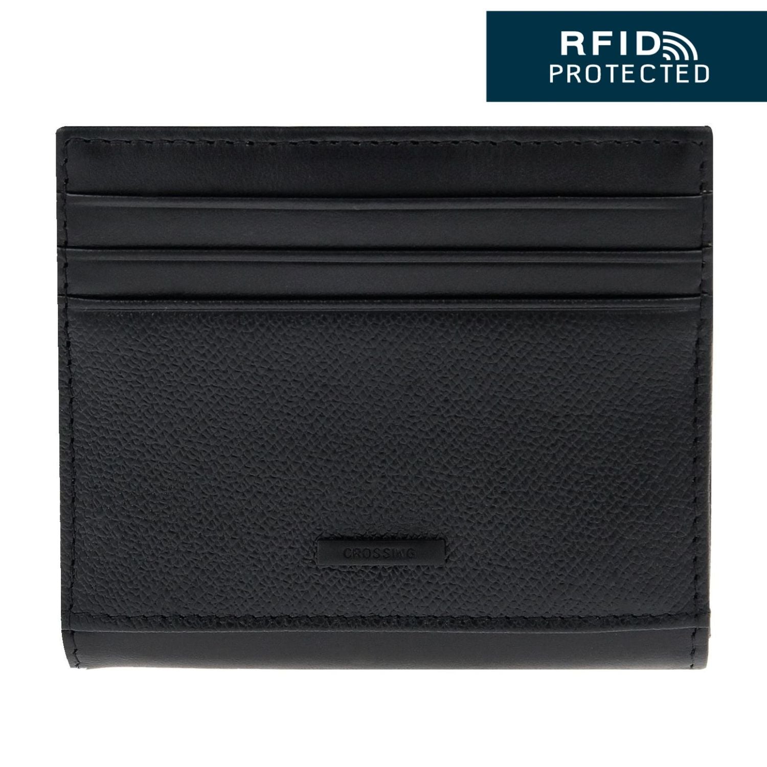 Crossing Elite Leather Card Case With Button Closure RFID | Wallets | Crossing Wallet