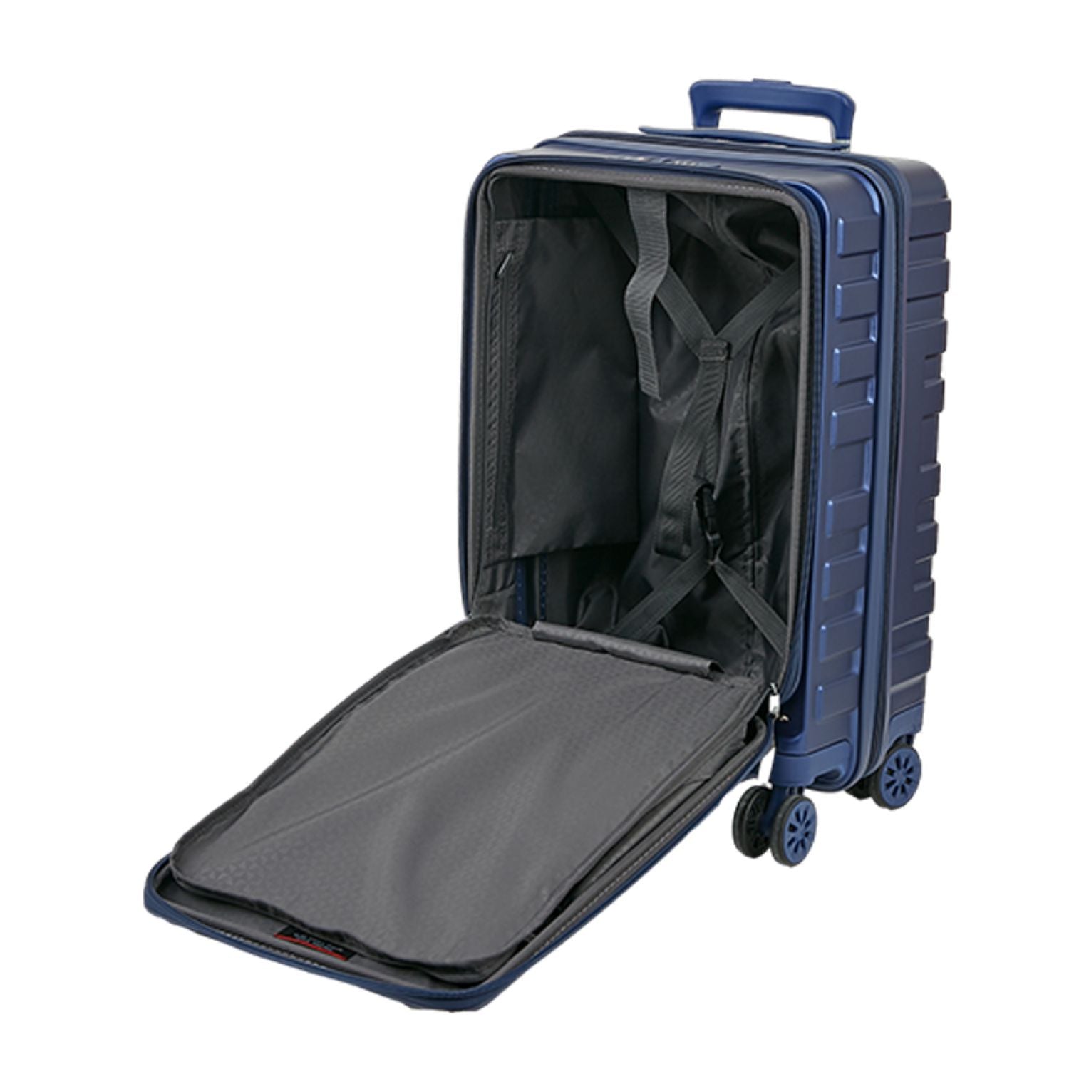 Crossing Groov Pc Trunk 20" Carry On Luggage With Front Access Opening