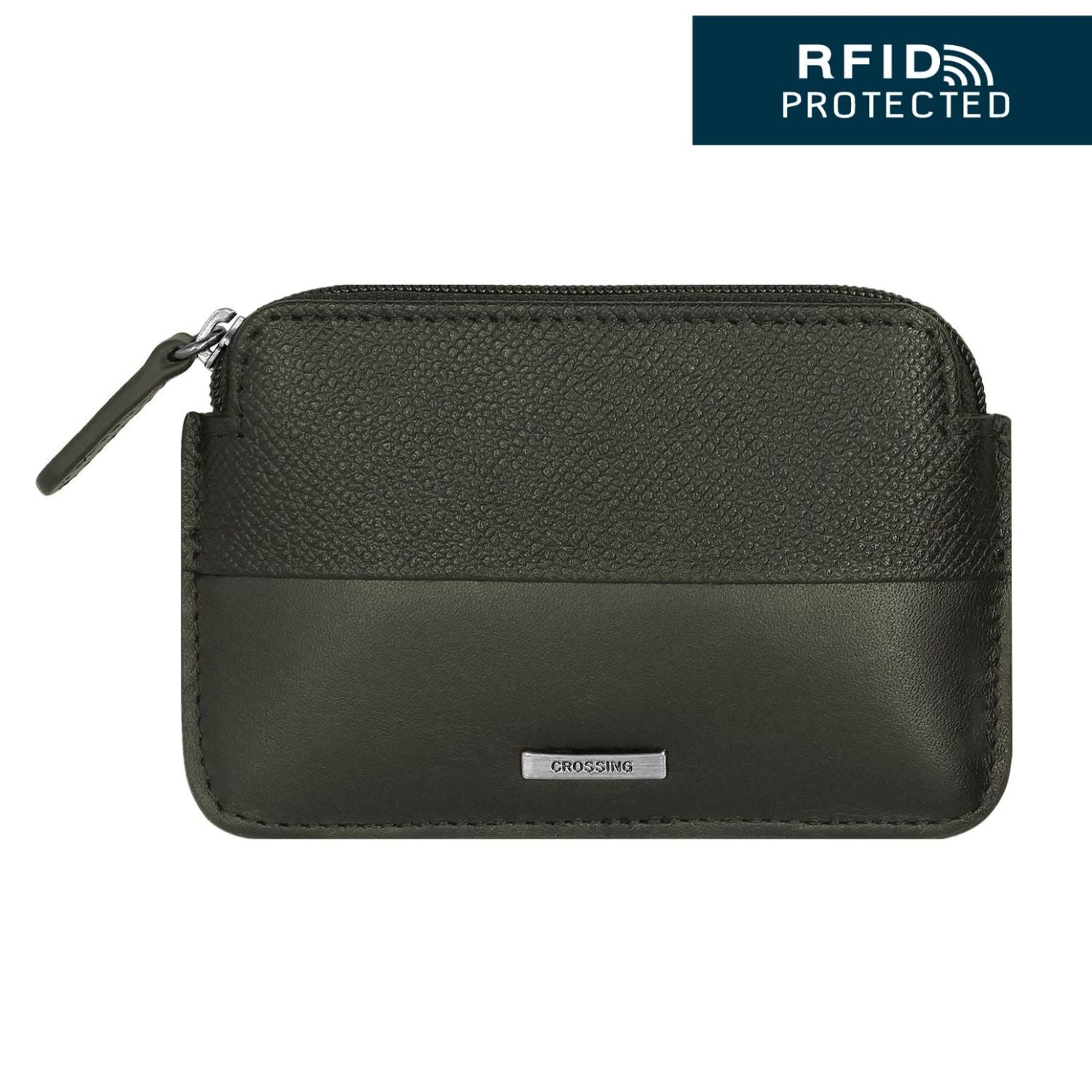 Crossing Infinite Leather Key Coin Pouch With Card Slots RFID